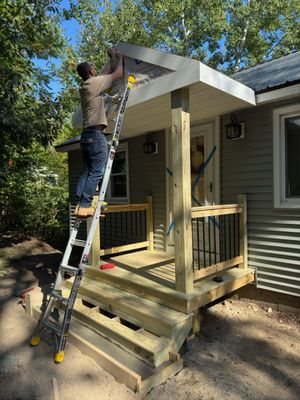 Siding & Front Entry Deck in Wolfeboro, NH