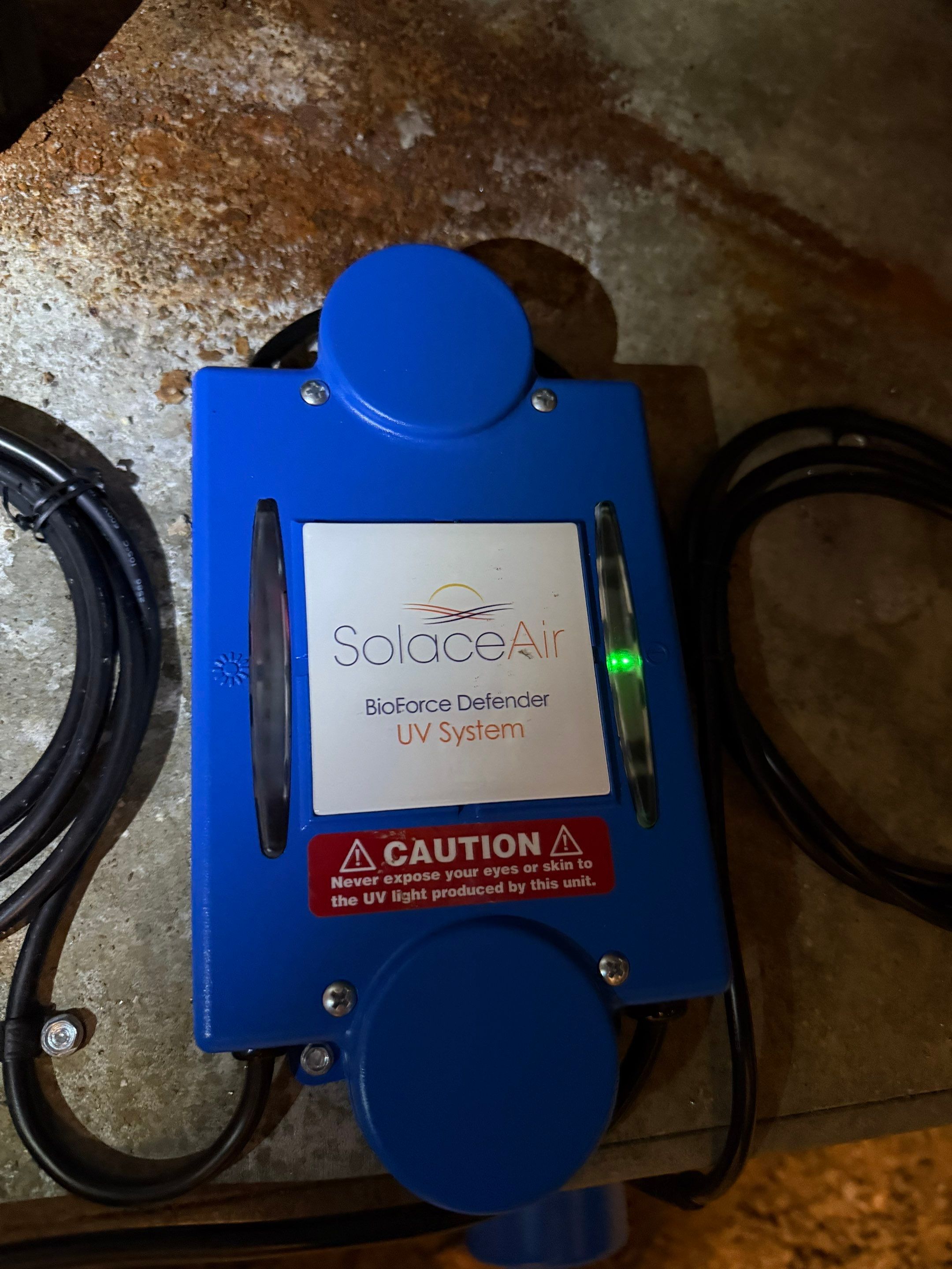 Germicidal UV Purification system install and coil cleanings by Elemental Heating and air conditioning LLC
