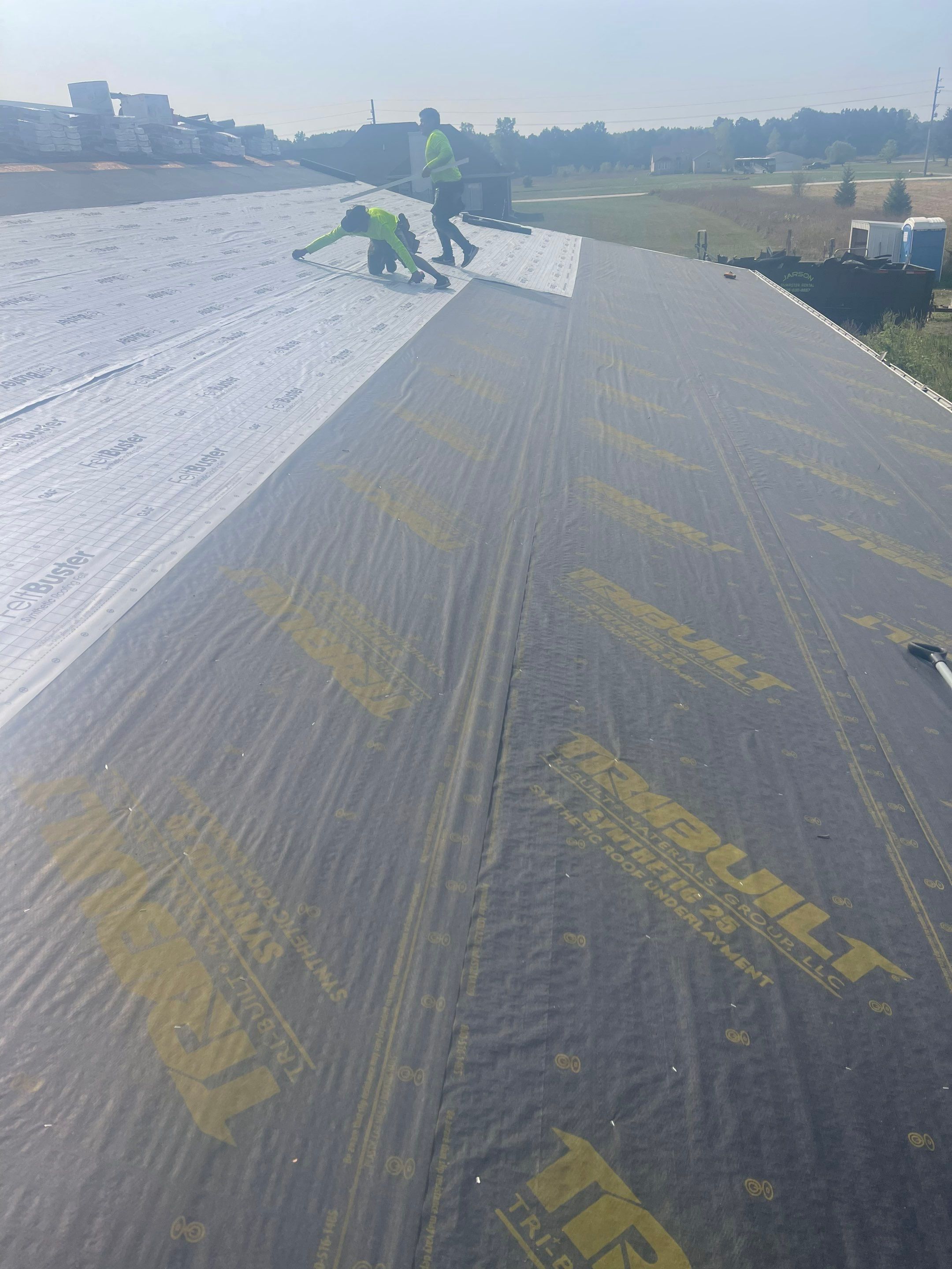 Residential Roofing Installation using Timberline Charcoal Black by JNR Roofing LLC