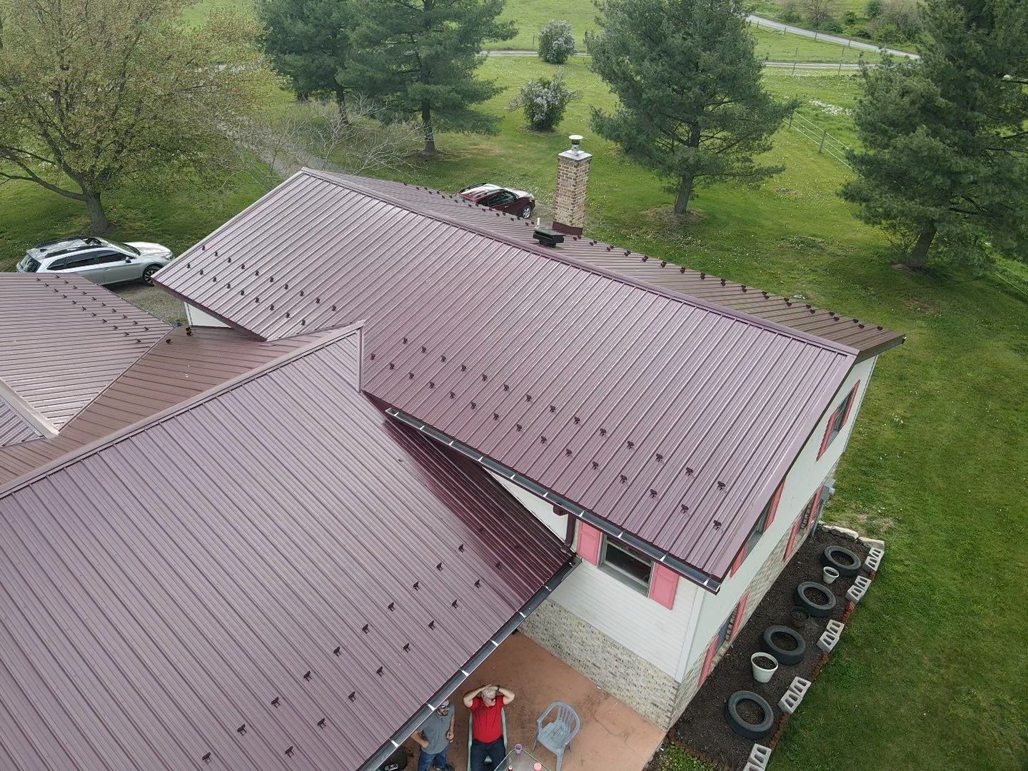 Metal Roof Installation using Everlast Azm panel w/ colourbond process by Teflon Roofing