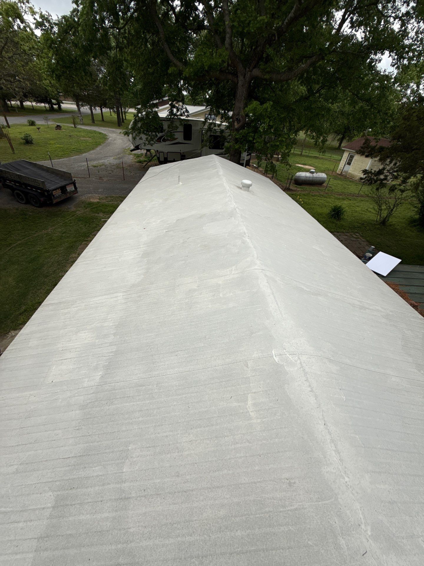 Metal roof installation by In & Out Construction & Remodeling, LLC