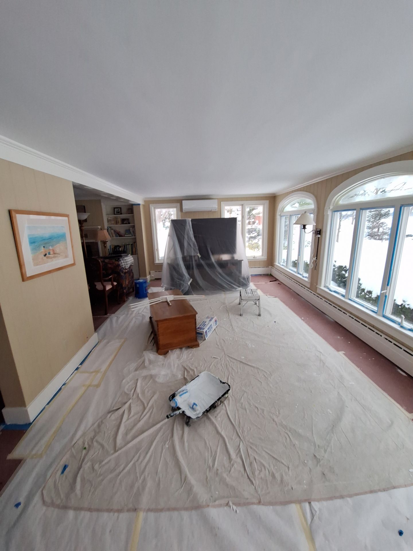Comprehensive Interior Painting and Drywall Repairs for a North Muskegon Residence by Gordon Painting