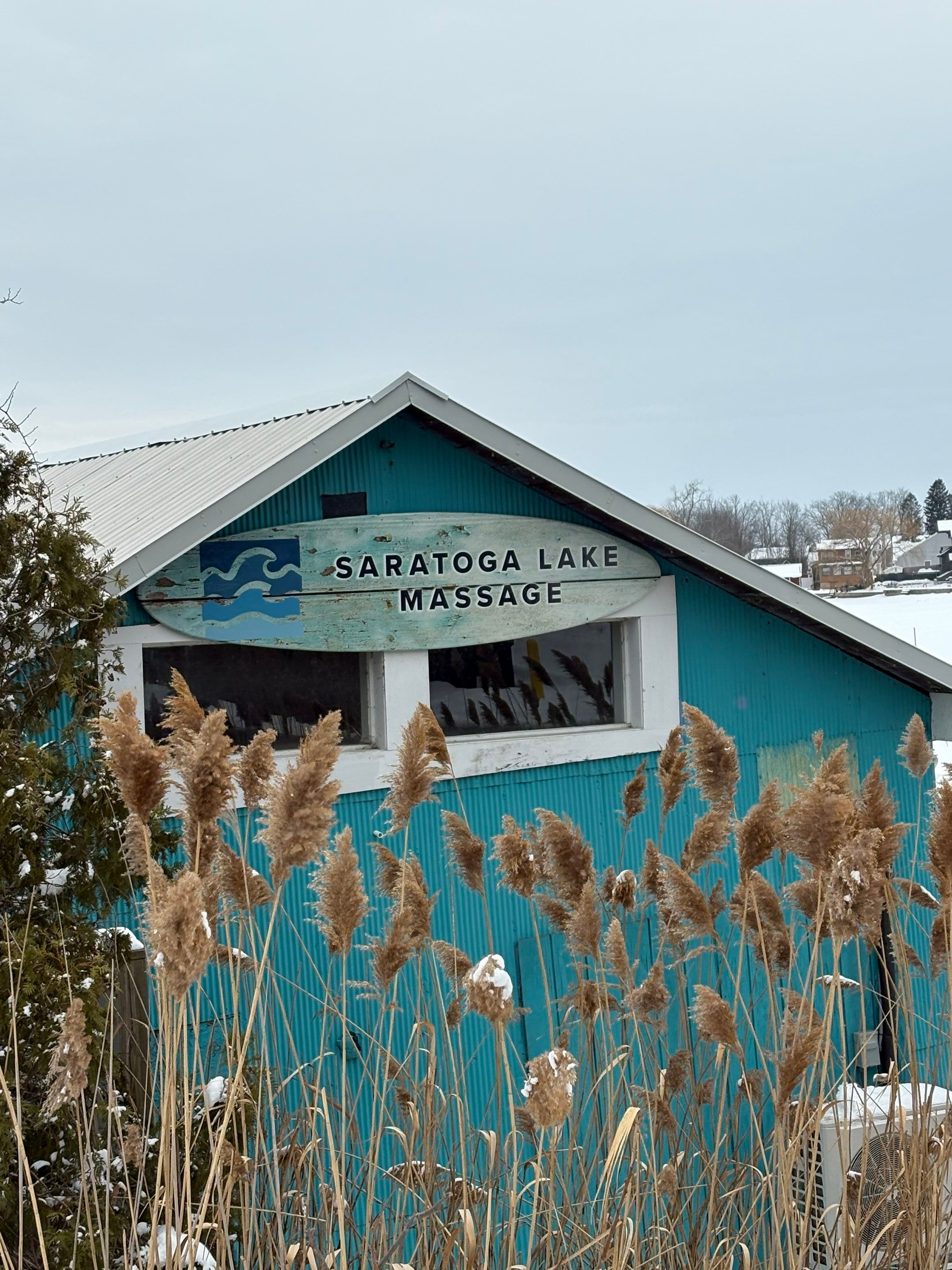 Saratoga Lake Massage Custom Board Sign by FASTSIGNS of Saratoga Springs