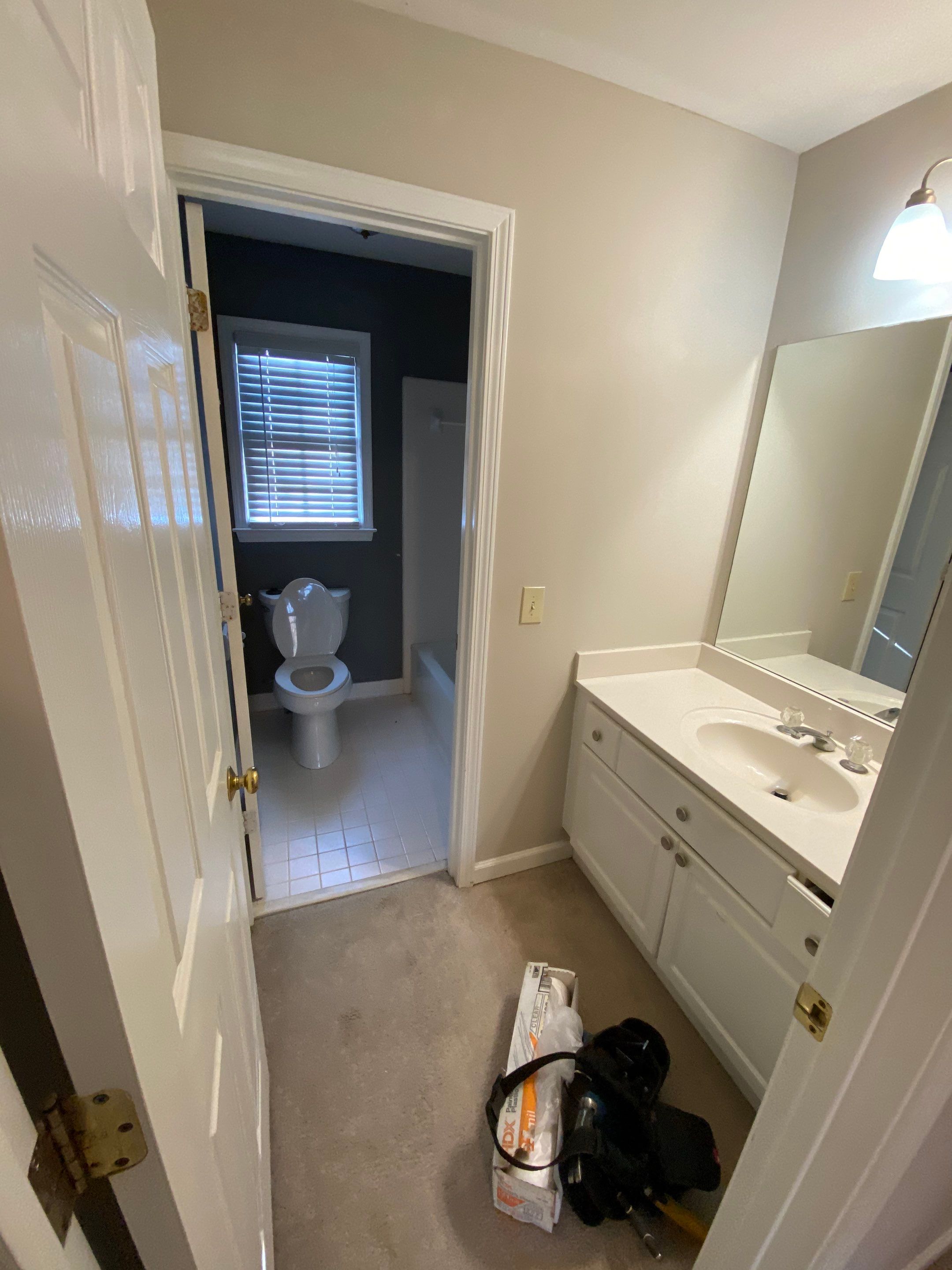 Modern Master Bathroom Remodel with Stacked Stone in Kennesaw by Swift Home Renovations