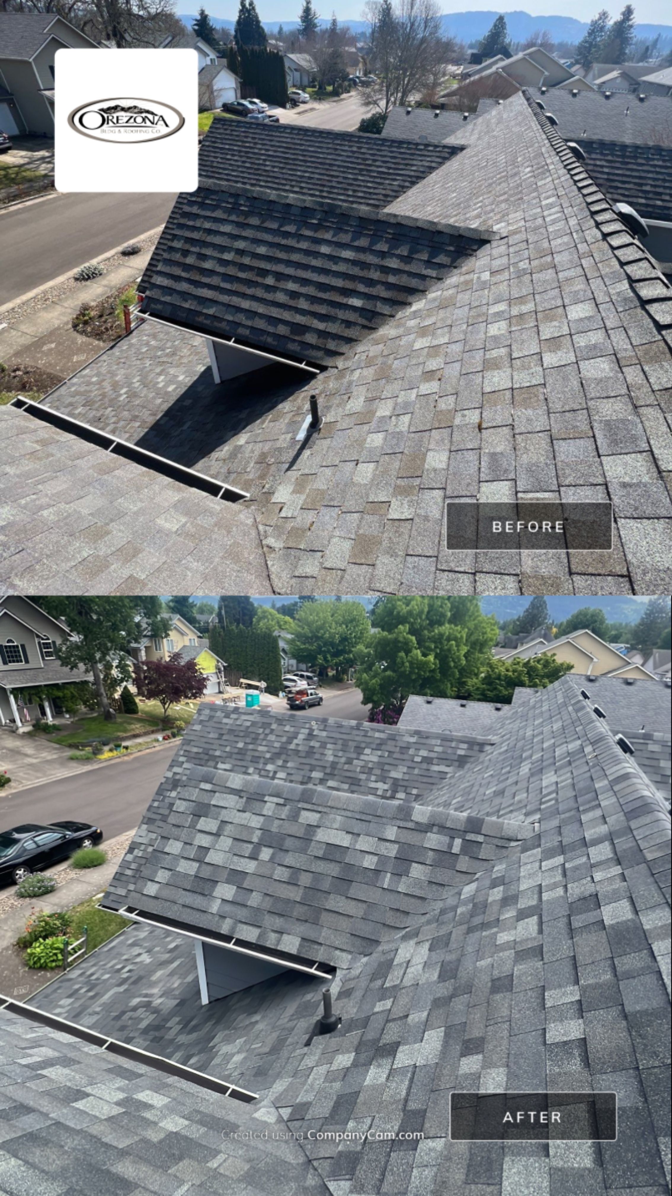 Residential Roofing Installation using Malarkey Highlander by Orezona Building & Roofing Company, Inc.