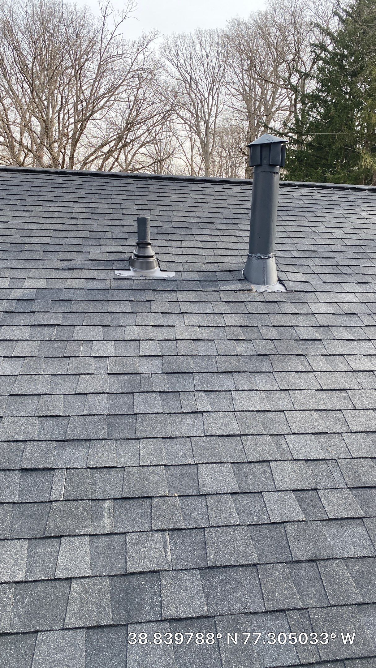 Fairfax: CertainTeed Landmark Pro Designer Shingles in Max Def Charcoal Black by RM Banning, Inc.