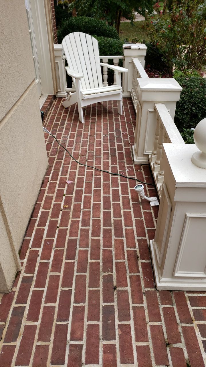 Driveway Clean using cleaner by G&H Home Tech Pros LLC
