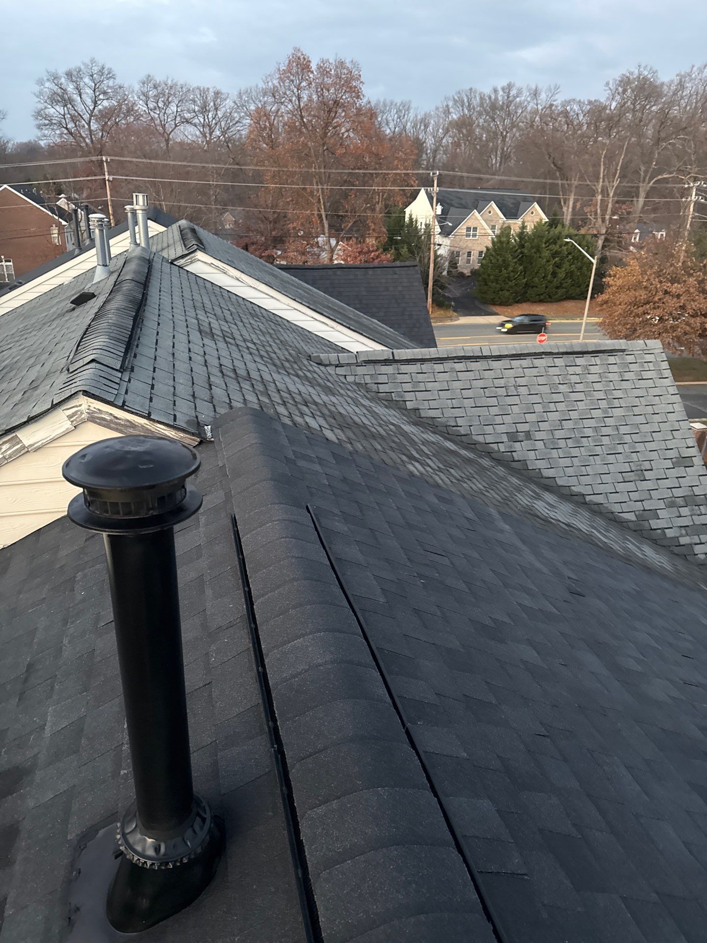 Fairfax: Residential Roof Replacement with CertainTeed Landmark in Charcoal Black by RM Banning, Inc.