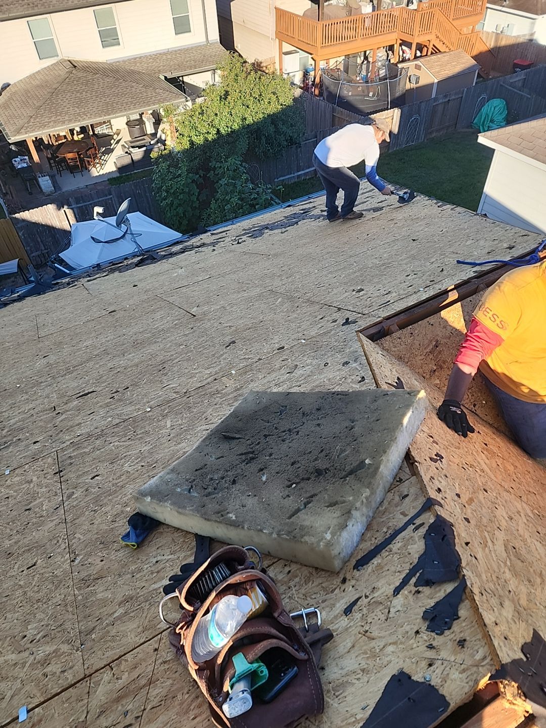 Residential Roofing Installation using Owen's Corning Duration (Lifetime) Shingles by Roof Repair Company