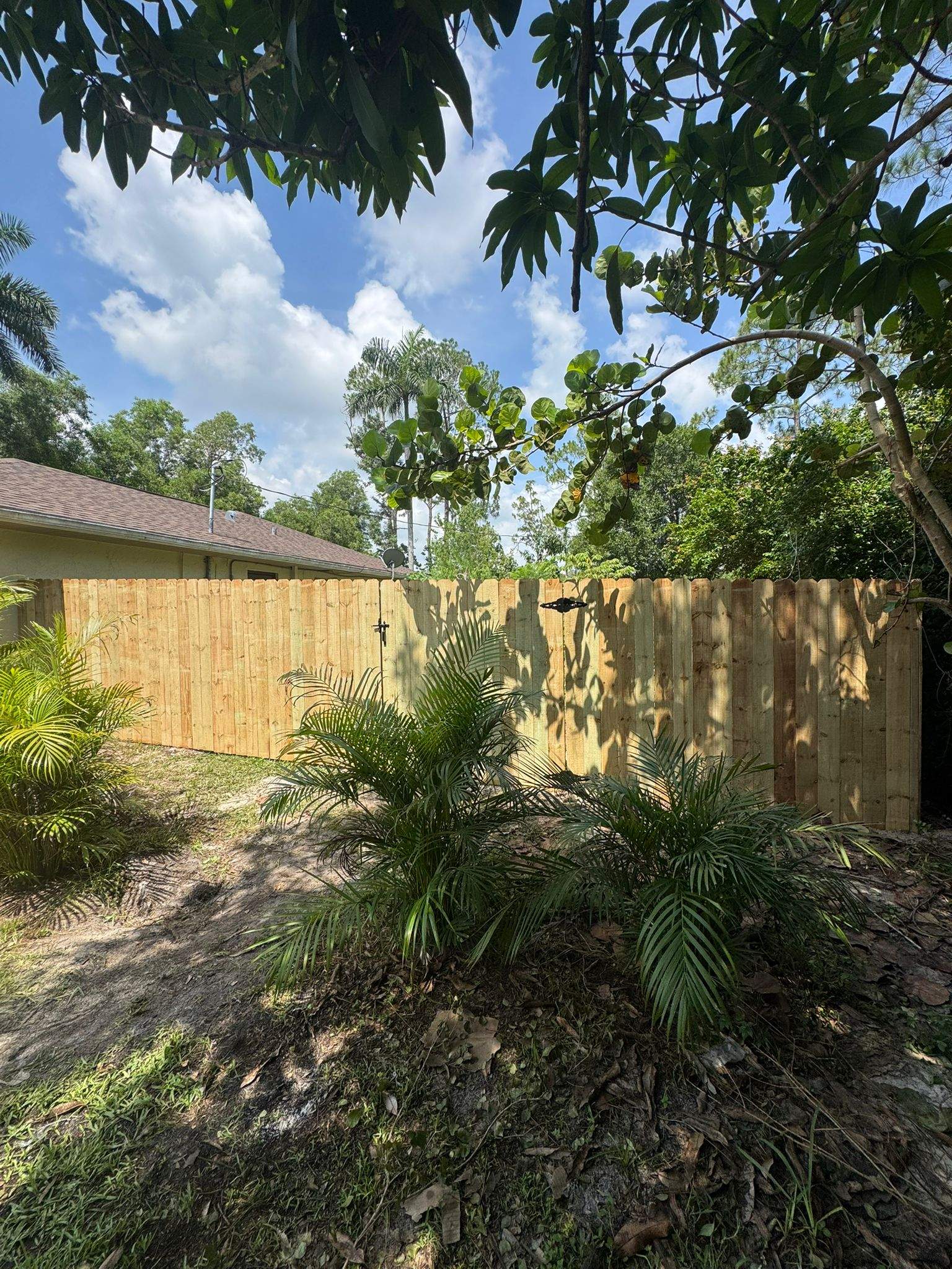 Pressure-Treated Wood Privacy Fence with Dog-Ear Pickets in Lehigh Acres by True Fence LLC