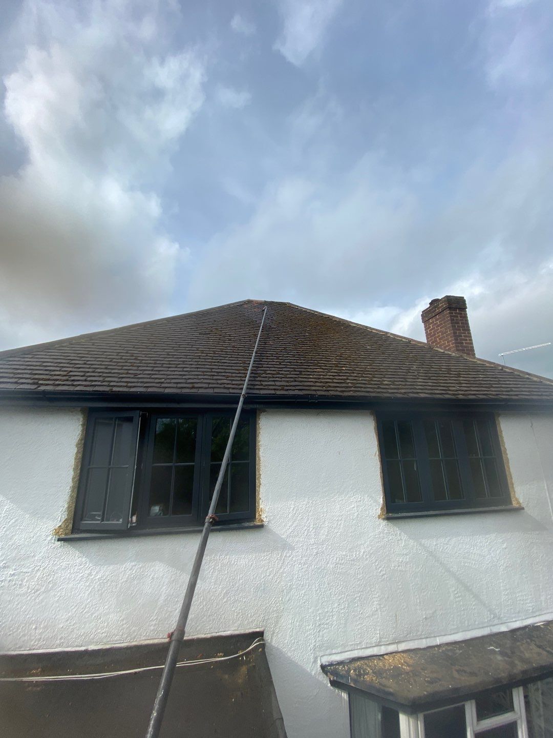 Roof Clean  - Moss Removal - Gutter Clean using Honda 15lpm Low Pressure Washing Machine by Ges Exterior Cleaning ltd