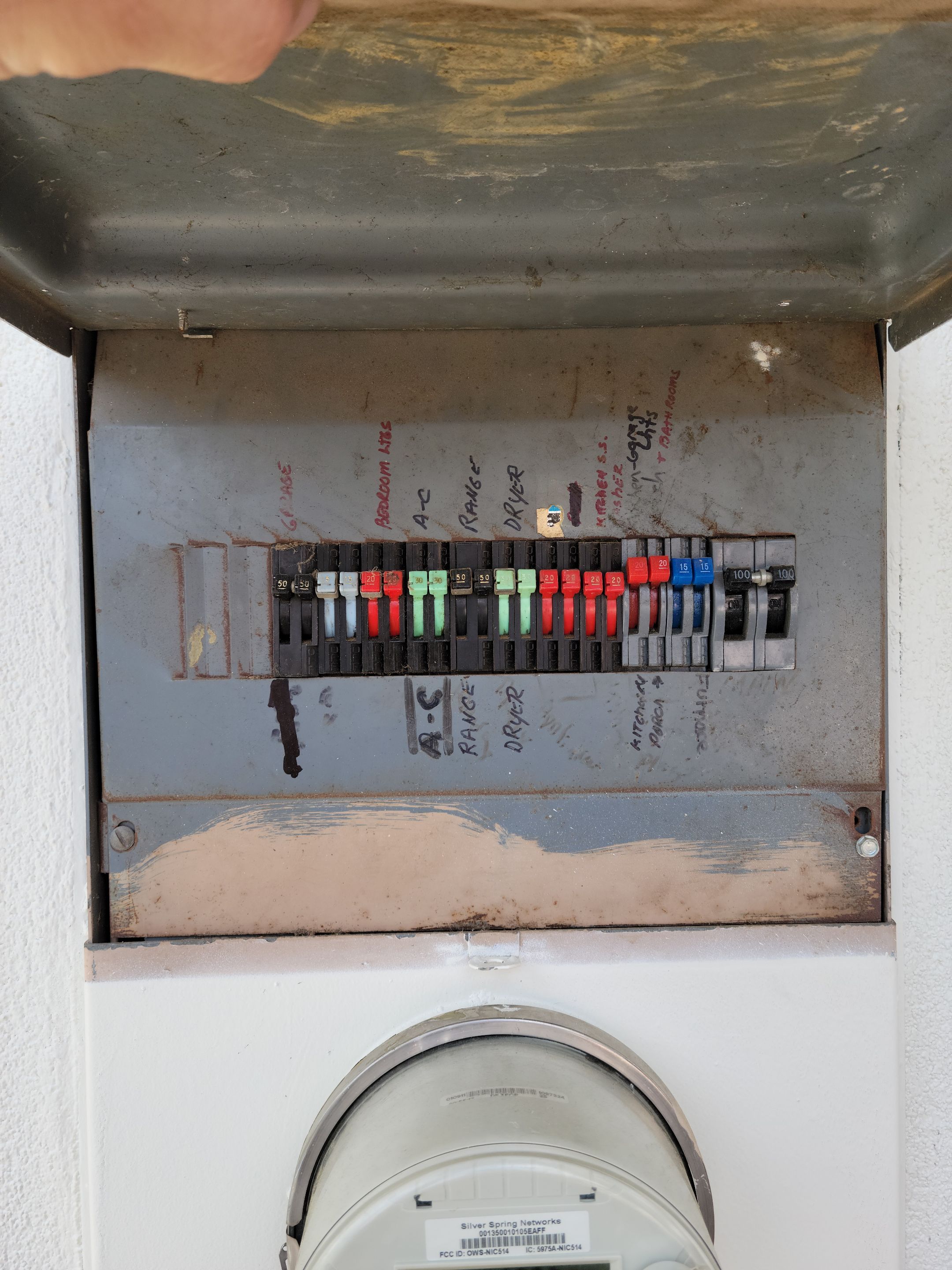 200a panel upgrade by Peach Electric Inc