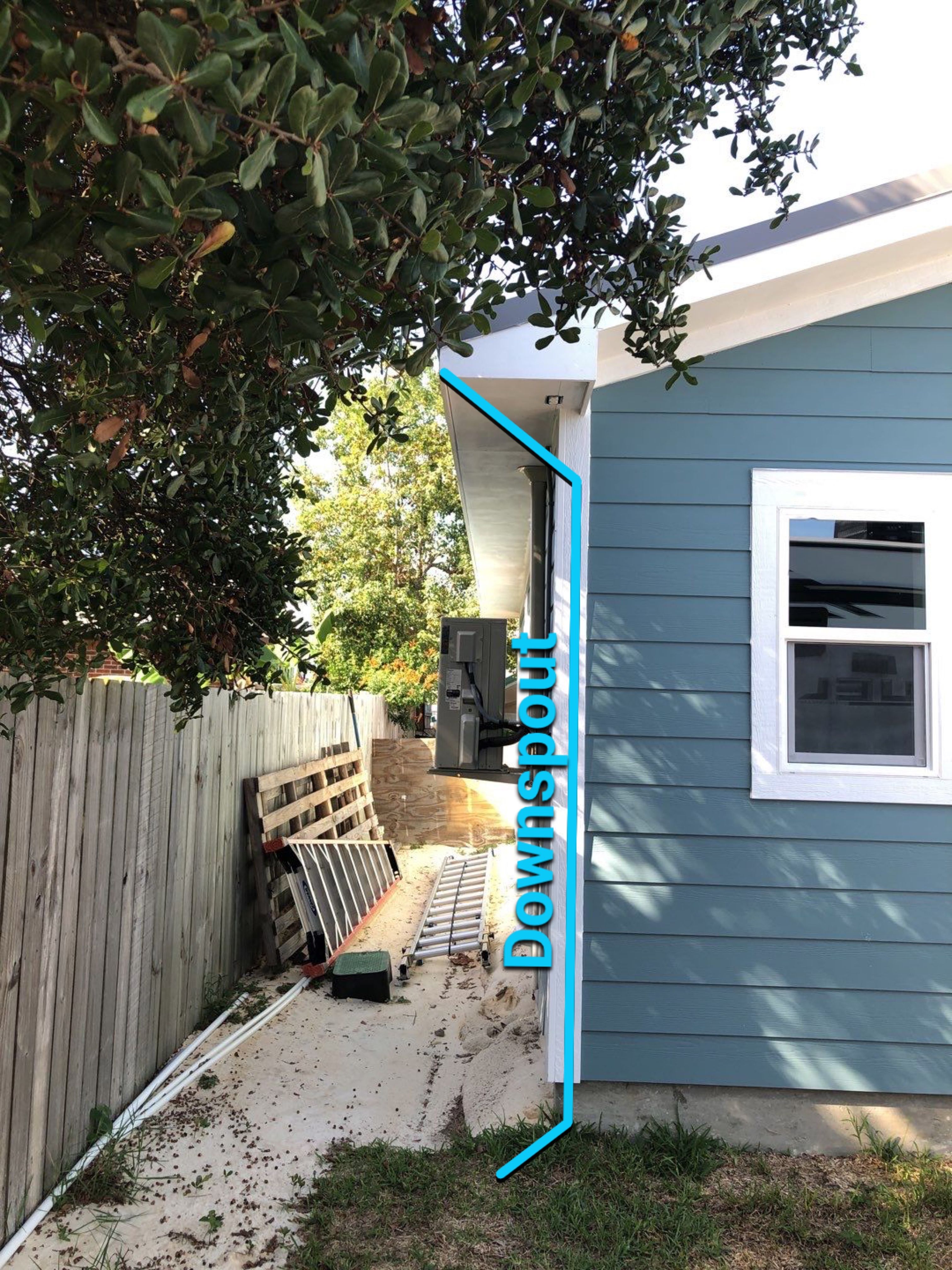 Gutter Installation using K-Style White Seamless Gutters by Gutter Professors