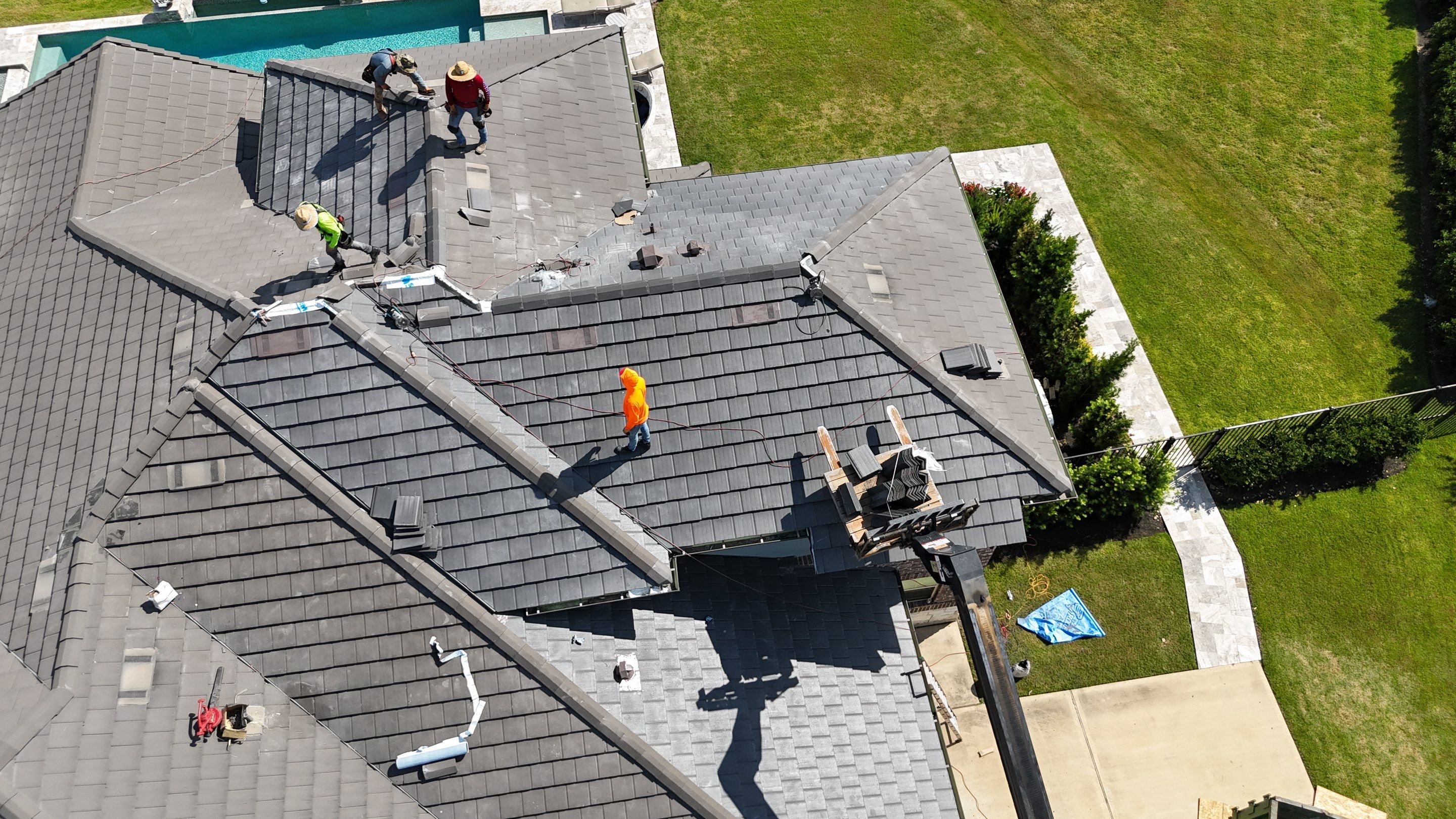 Saxony Tile Repair in Bridgeland! by Core Four Roofing