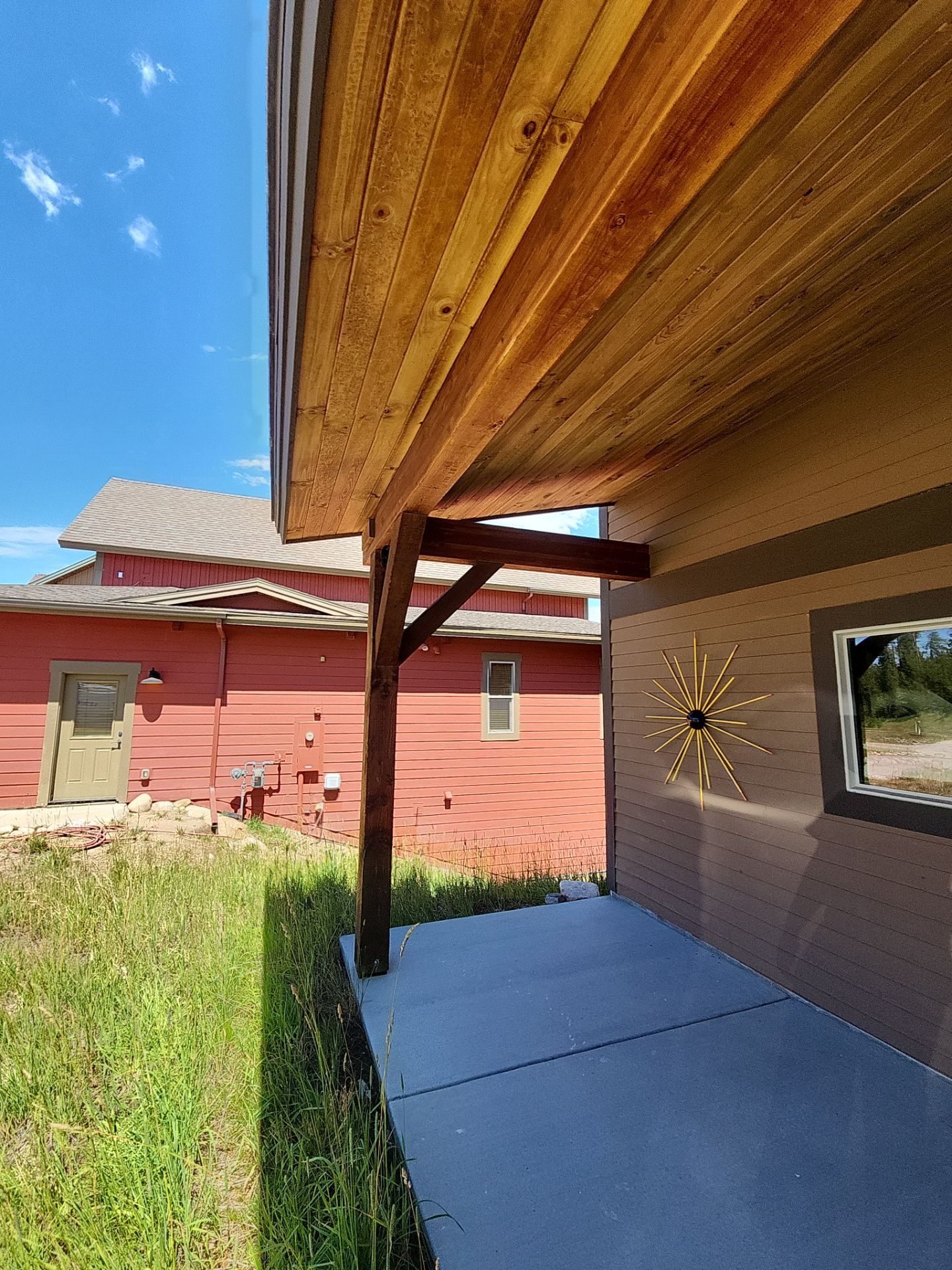Exterior Painting Using Stain by Wheatley Creek Services