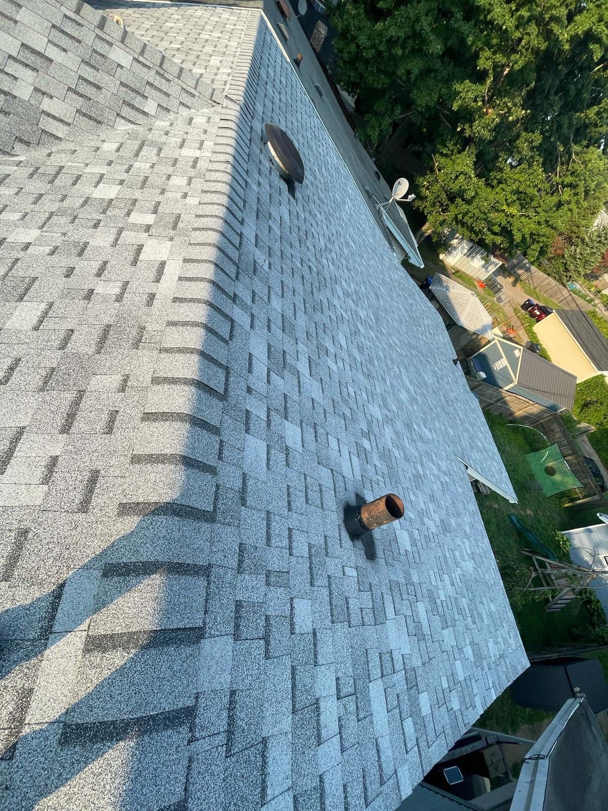 Hail Damaged Roof Replacement  by GreenForce Restoration