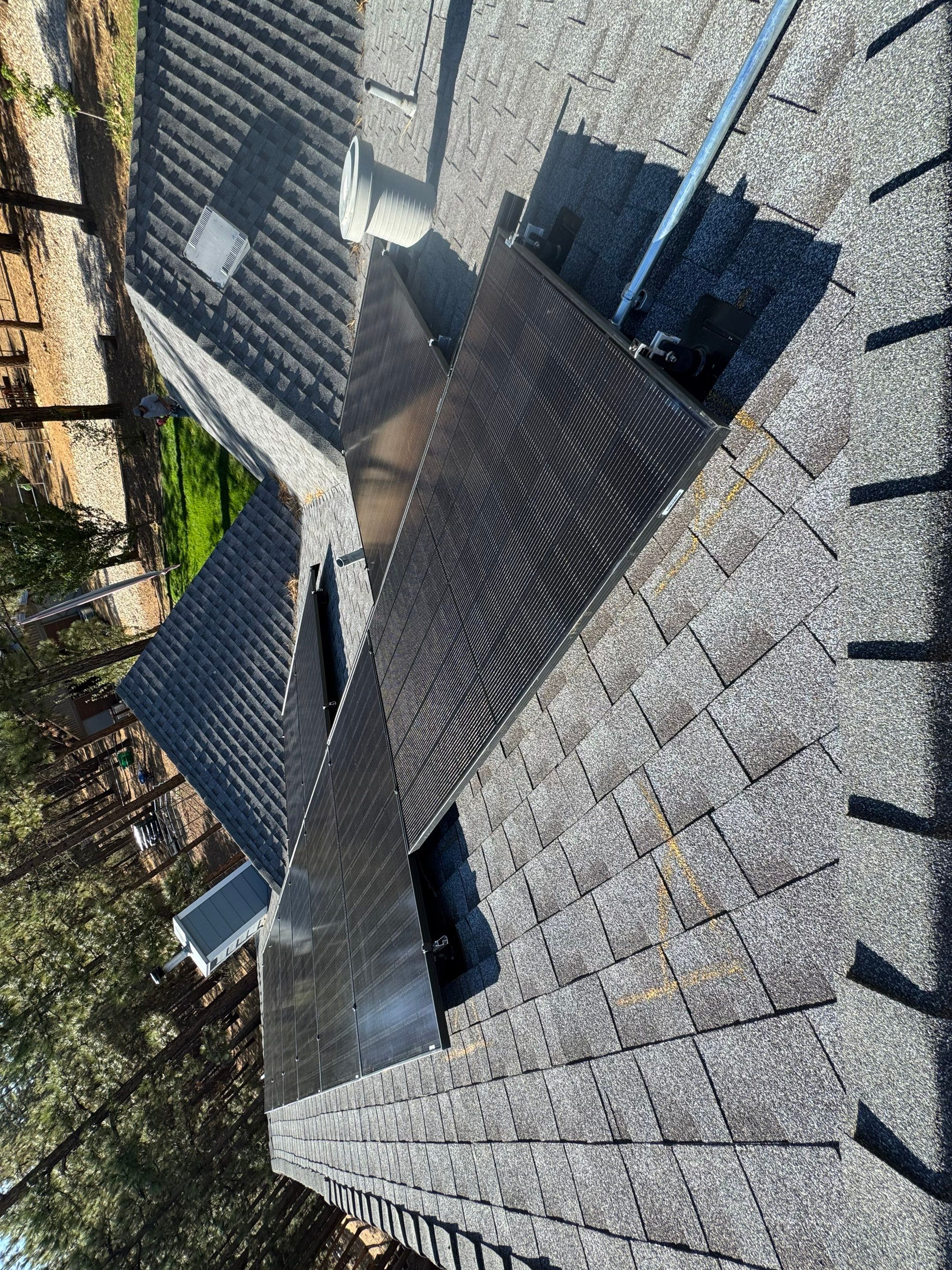 Residential Solar Array and Tesla Powerwall Installation in Big Bear by VIBE SOLAR
