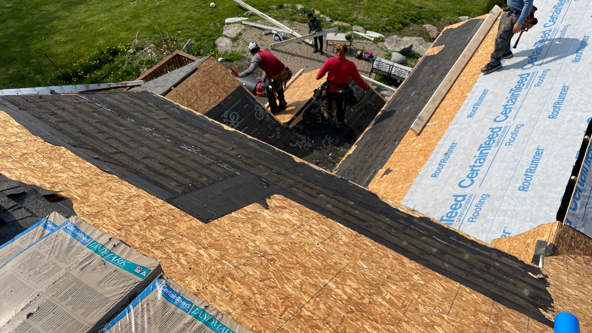 Roof Replacement using CertainTeed Landmark by 180 Contractors