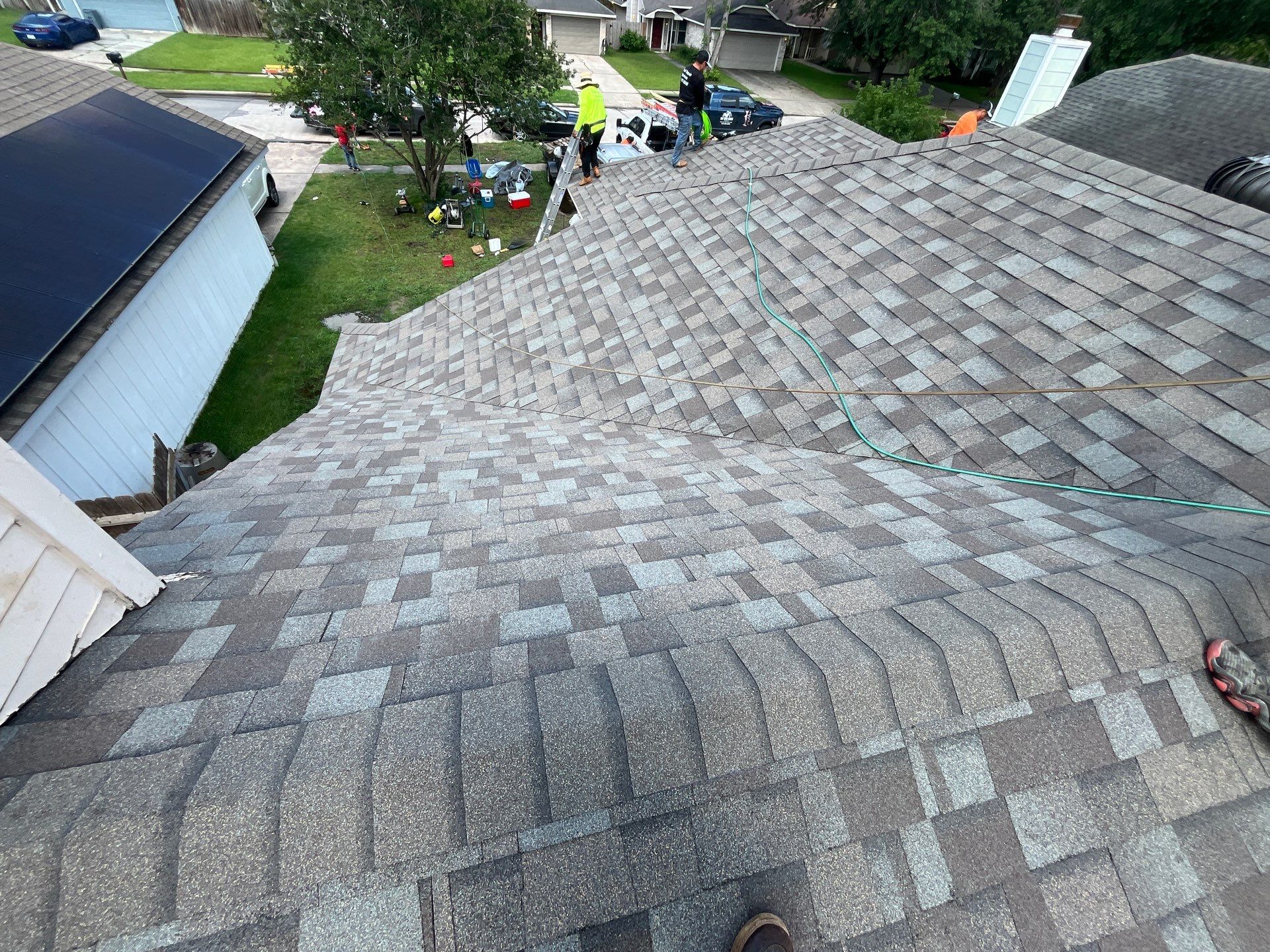 Residential Roofing Installation using Owen's Corning Duration (Lifetime) Shingles by Roof Repair Company
