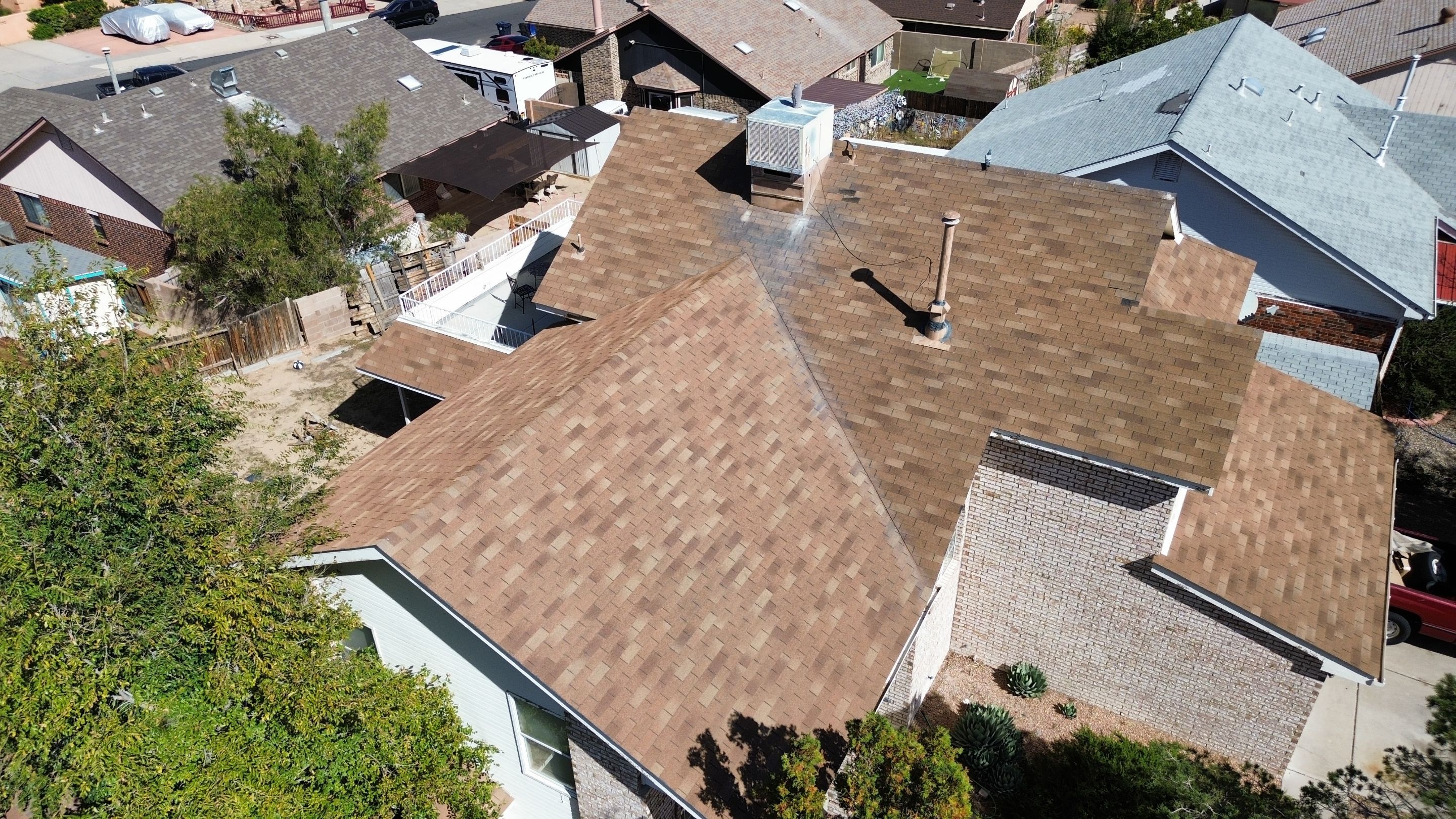 Northwest Albuquerque Residential Shingle Replacement and Gutter Repair by Doyle Roof Masters Inc