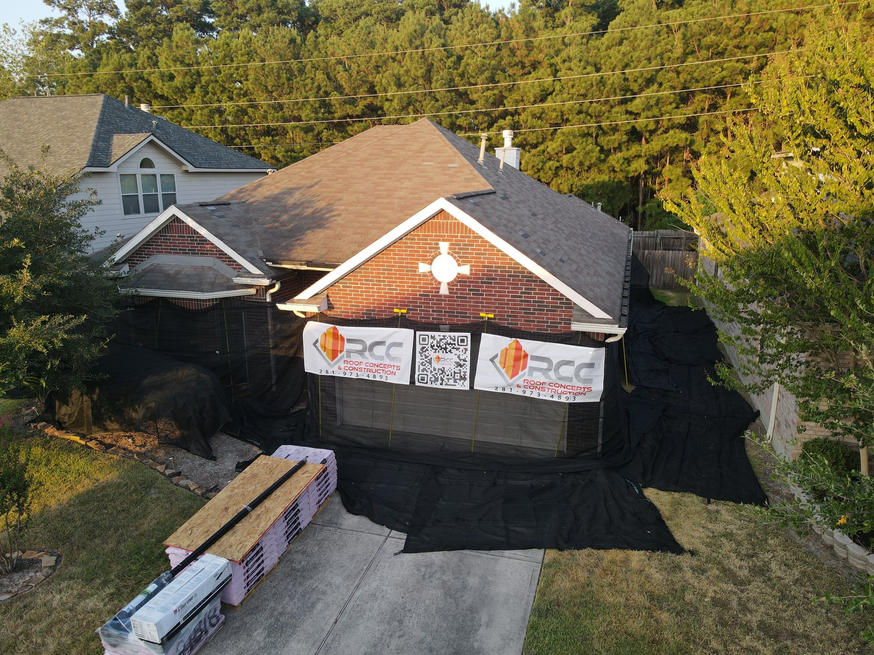 Residential Roofing Installation using Owen's Corning by Roof Concepts Construction