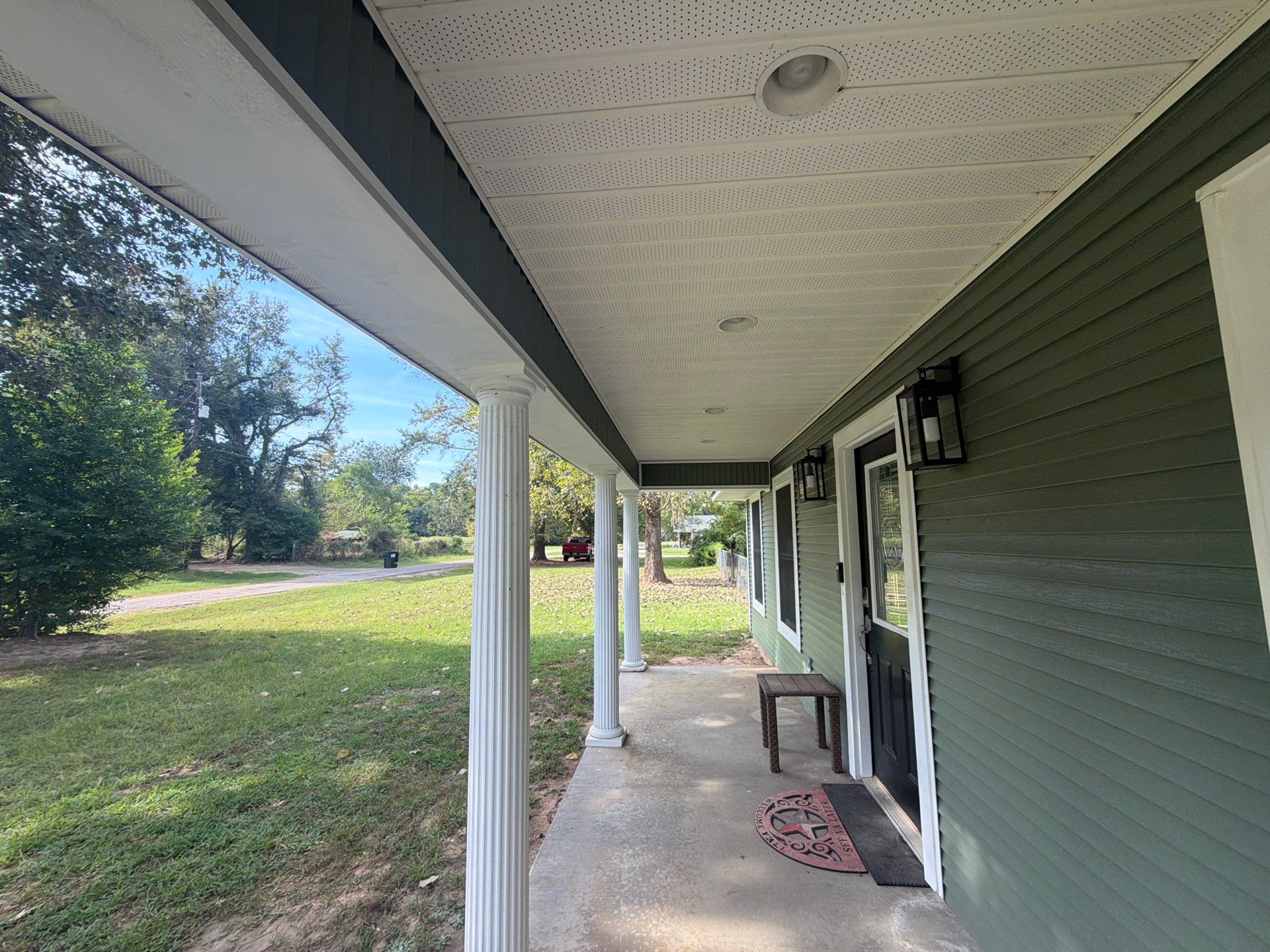 From Aged Yellow to Fresh Green in Frankston, Texas by Quality Coats Painting