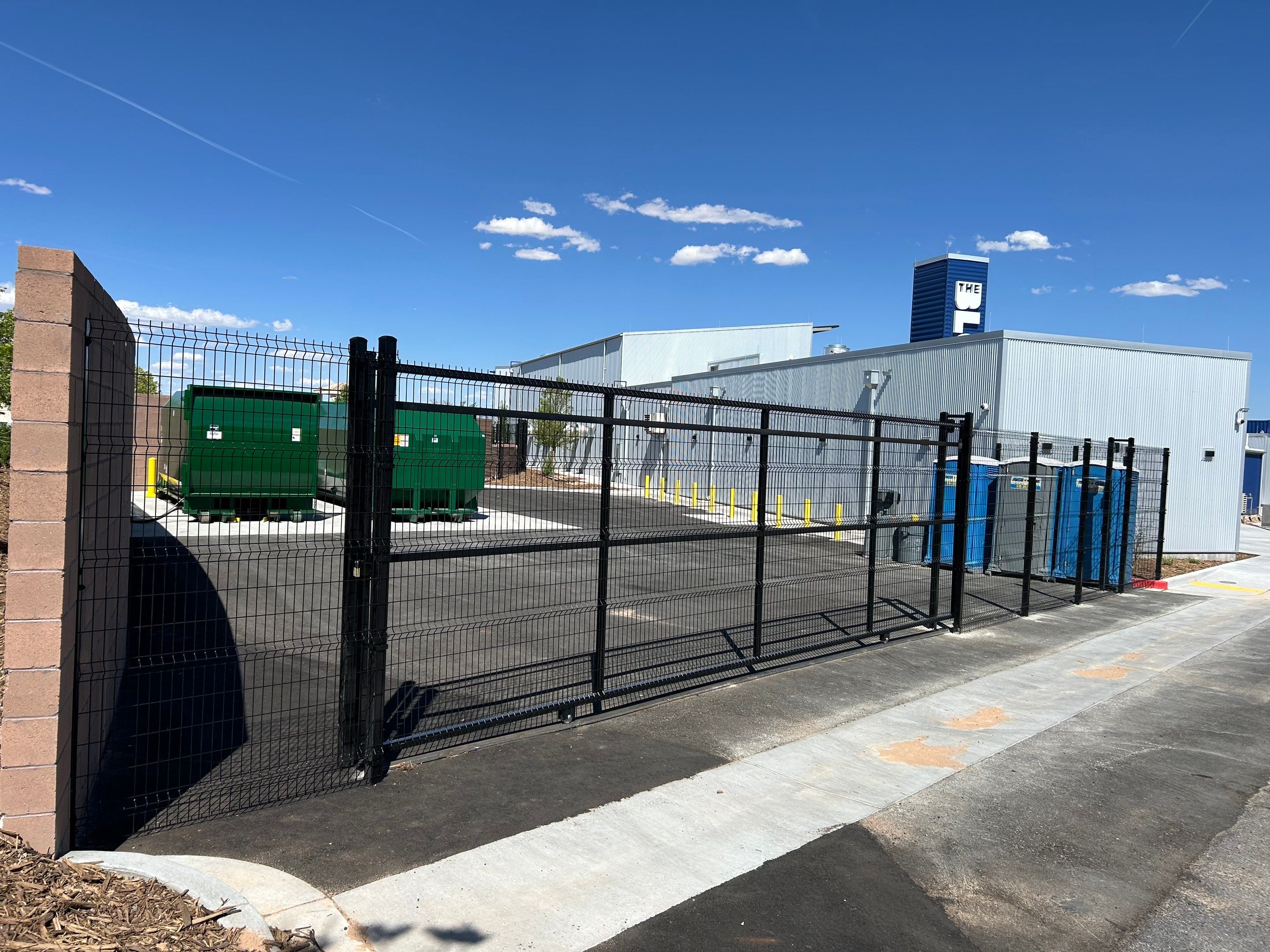 Light Commercial using 8' DM Classic by Valley Fence Company