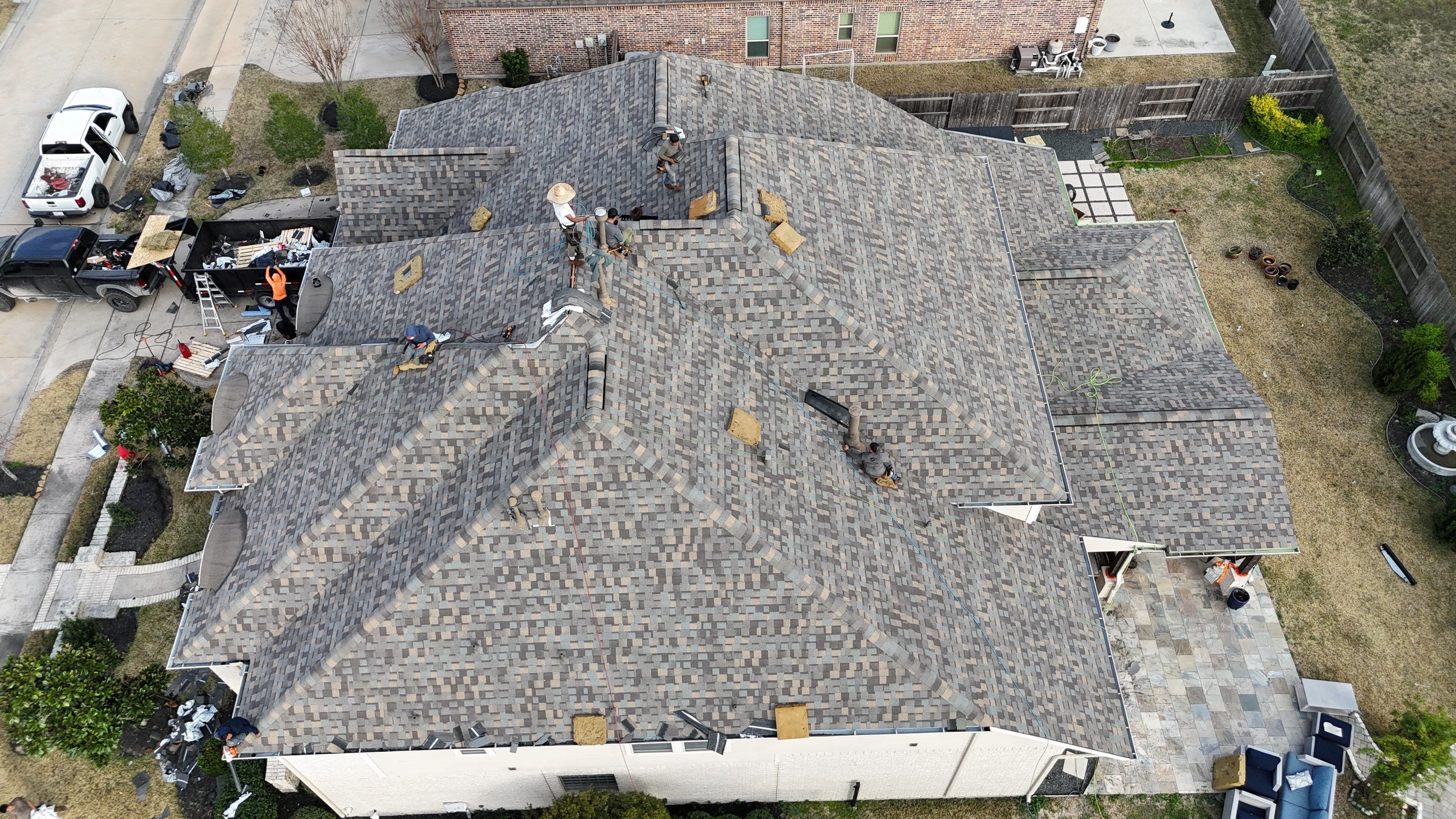 Roof Replacement in Cypress after Customer sustained Hail Damage! by Core Four Roofing