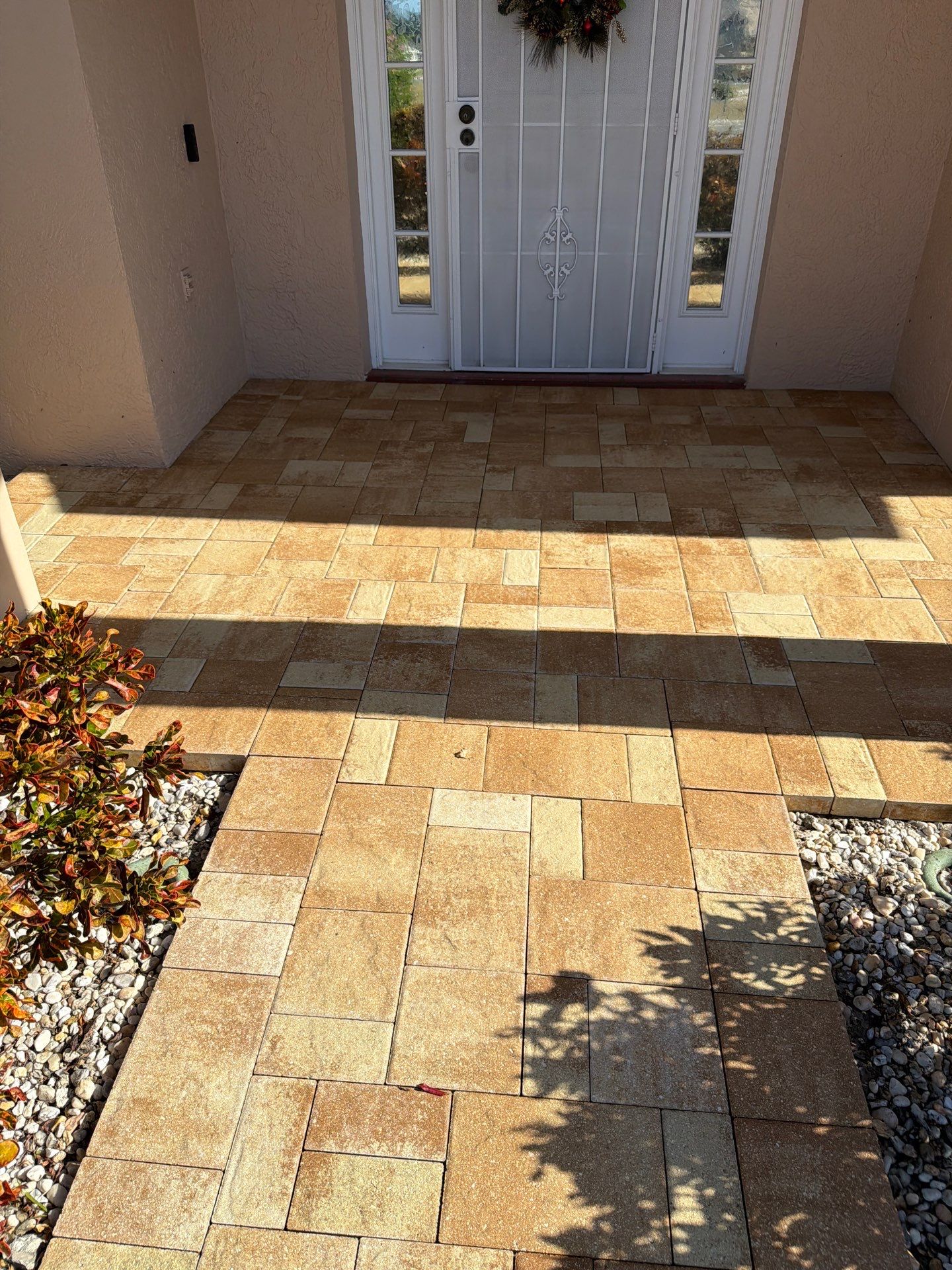 Driveway and Walkway Paver Sealing Project in Sun City Center by Supreme Paver Experts