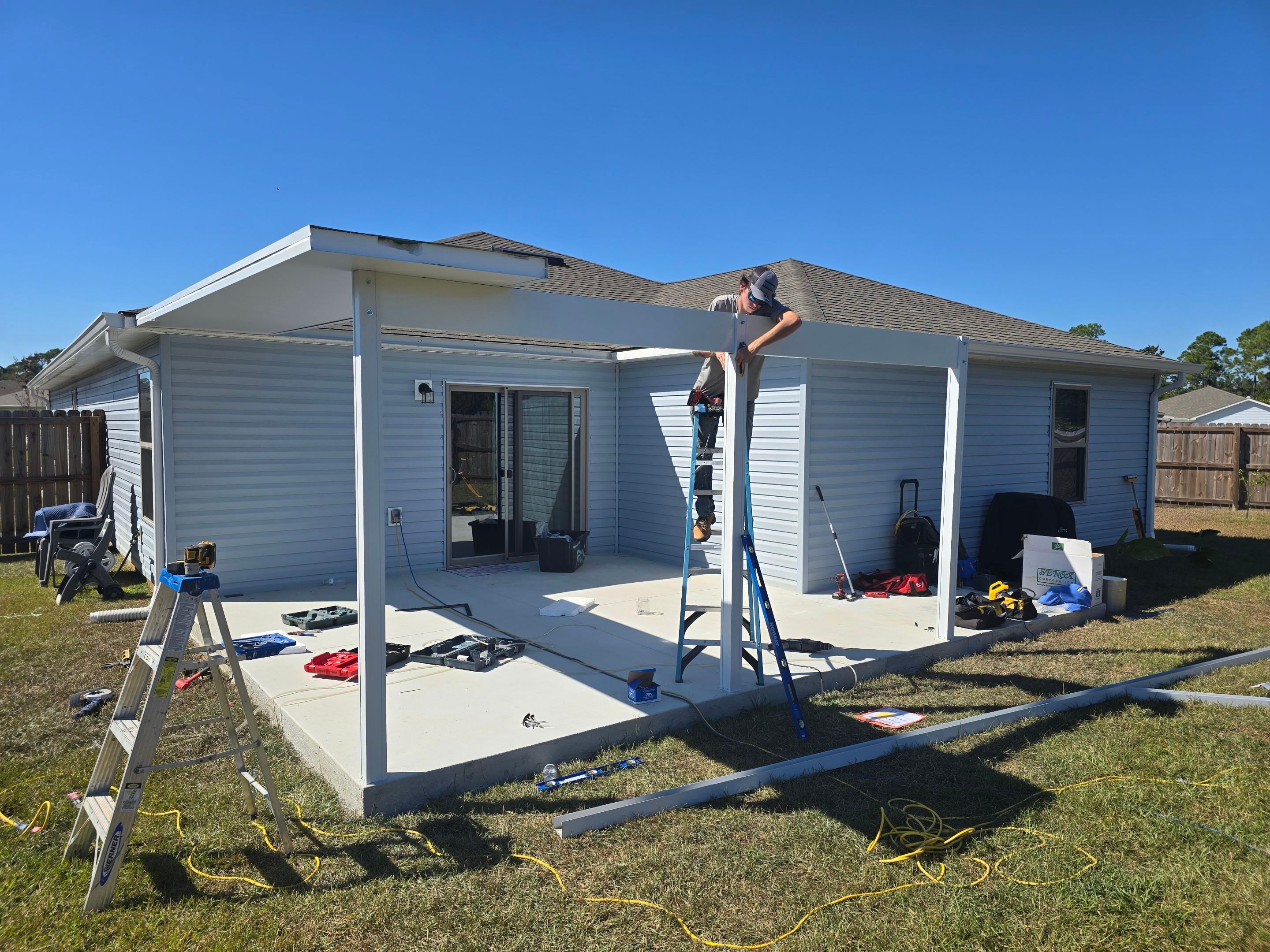 Backyard Patio Cover by Titan Sunrooms