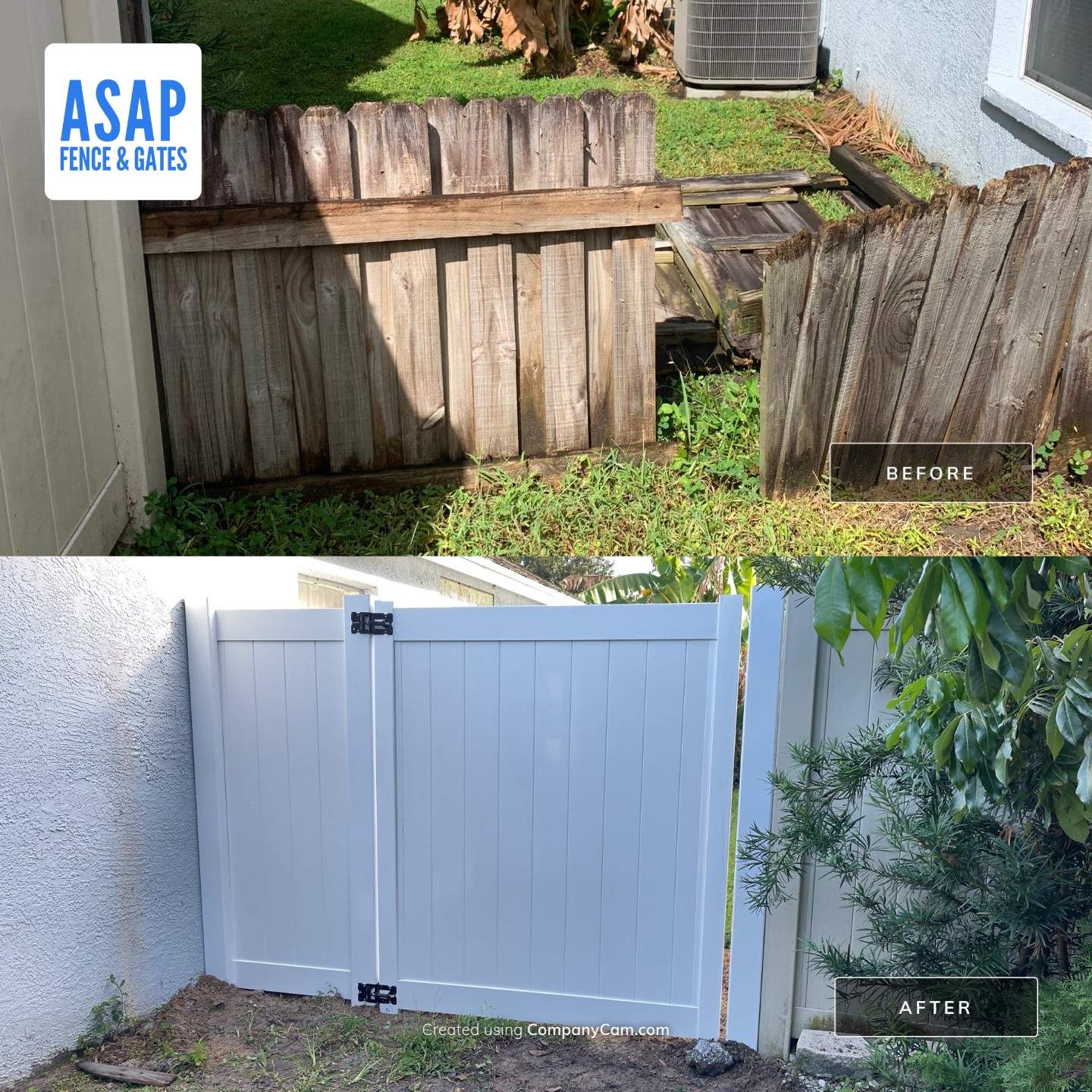 Palmetto, FL Vinyl Fence Installation using White Vinyl Privacy Fence by Asap fence and gates, LLC