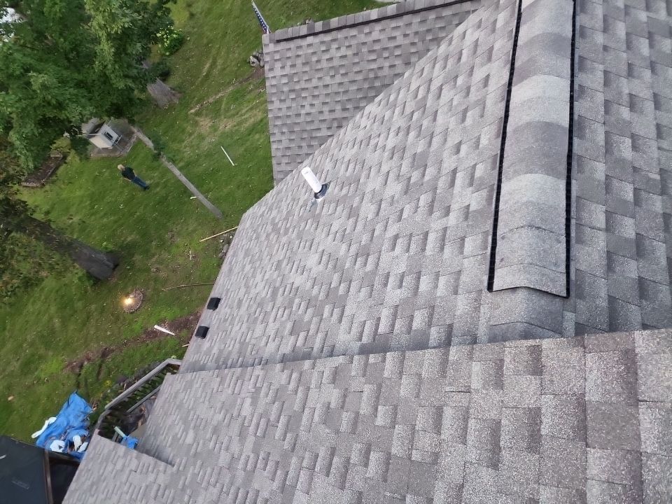 Roof Installation on Home, Garages, and Gazebo with GAF HDZ Shingles in Cedarburg, WI by Gellings Roofing & Siding