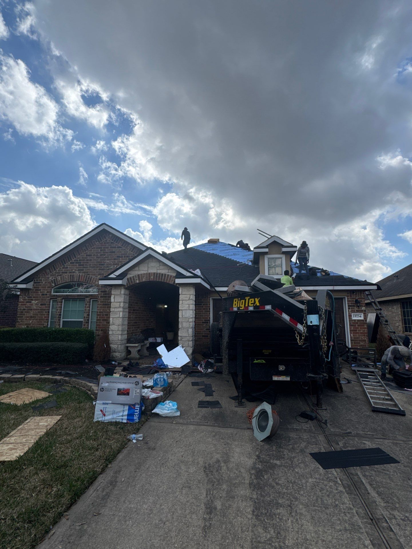 Project in Houston by Proud Roofing