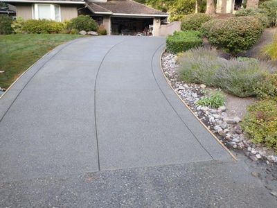 Cristi | Sand Finish Concrete Driveway 