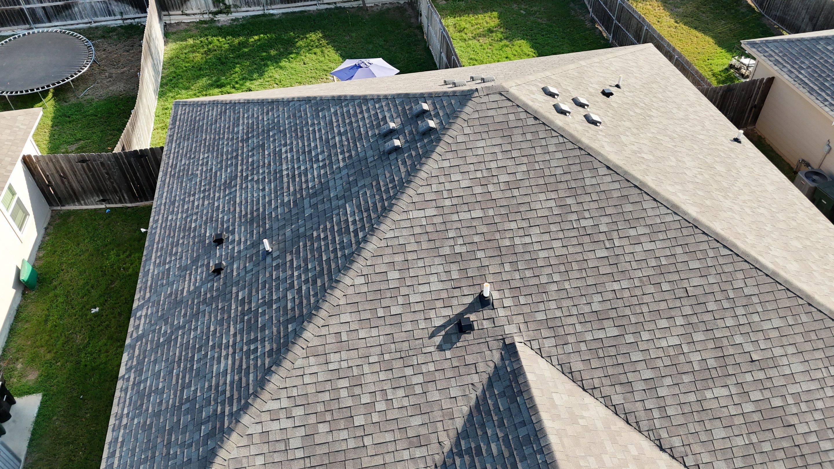 Hail Damage Duplex Roof Replacement & Ventilation Upgrade — South Temple, TX by ROAM Roof & Solar