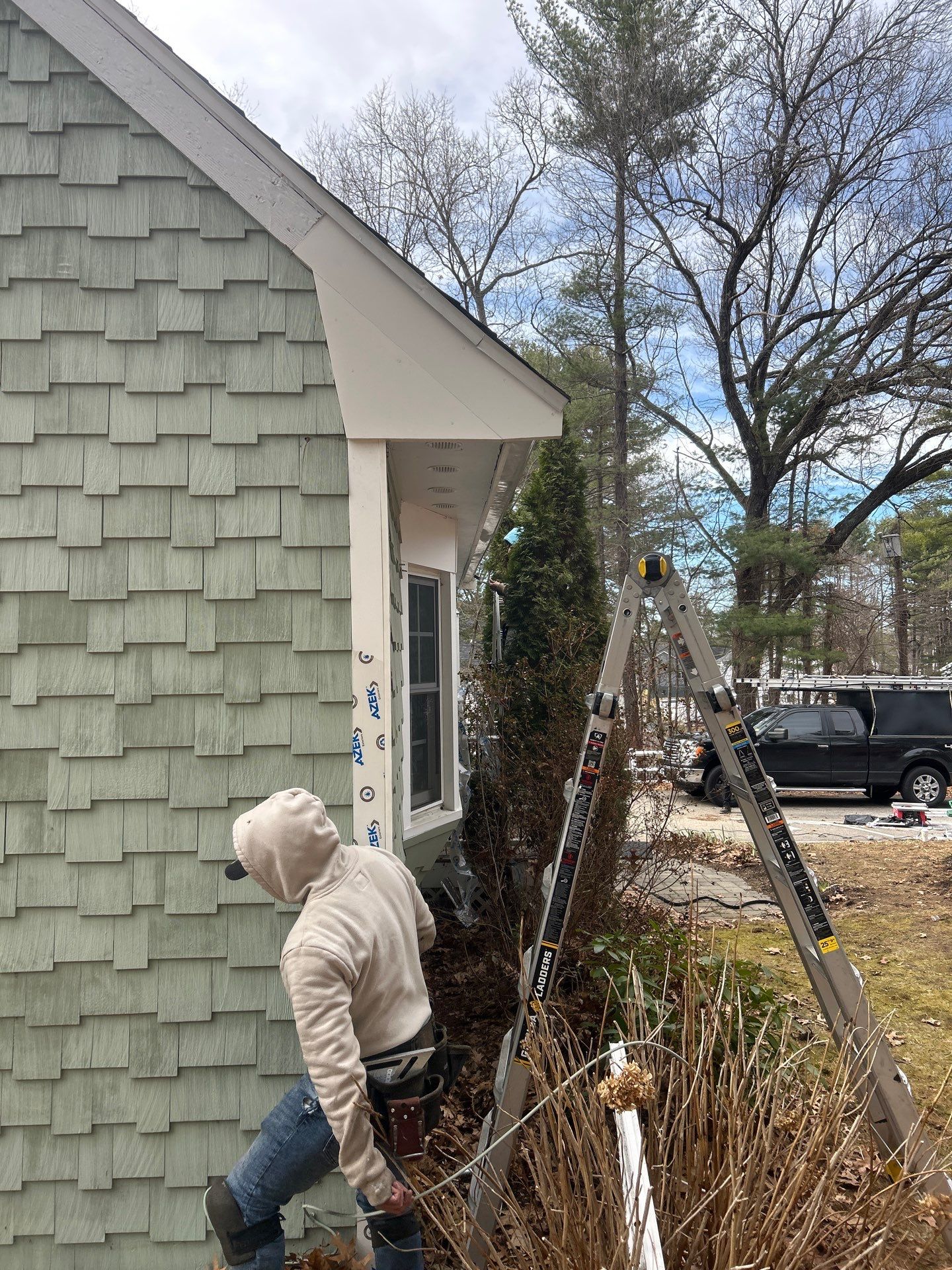 PVC Fascia & Corner Board Replacement — Billerica, MA by Mighty Dog Roofing of Greater Middlesex County