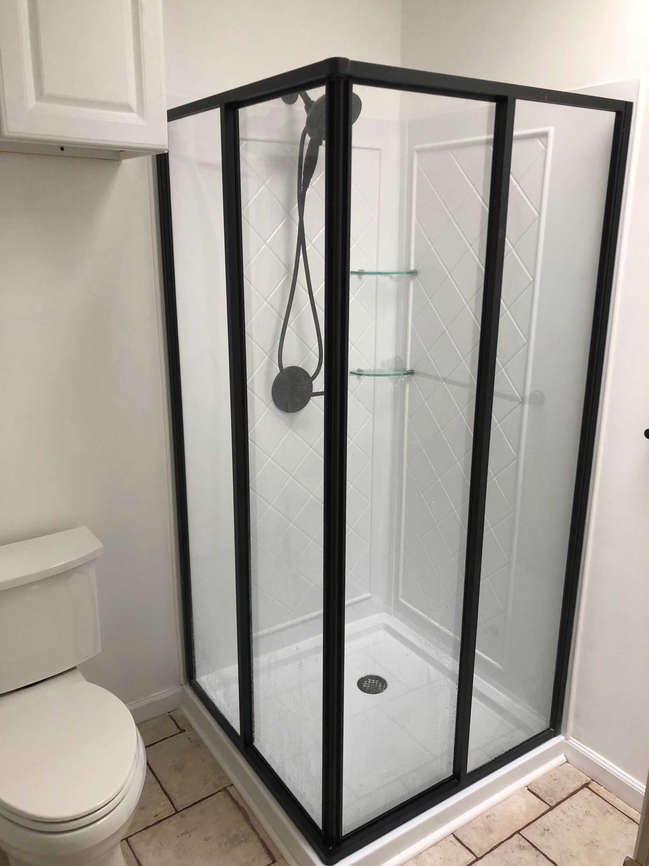 Bathroom Remodel using Tile by Home Concepts Construction