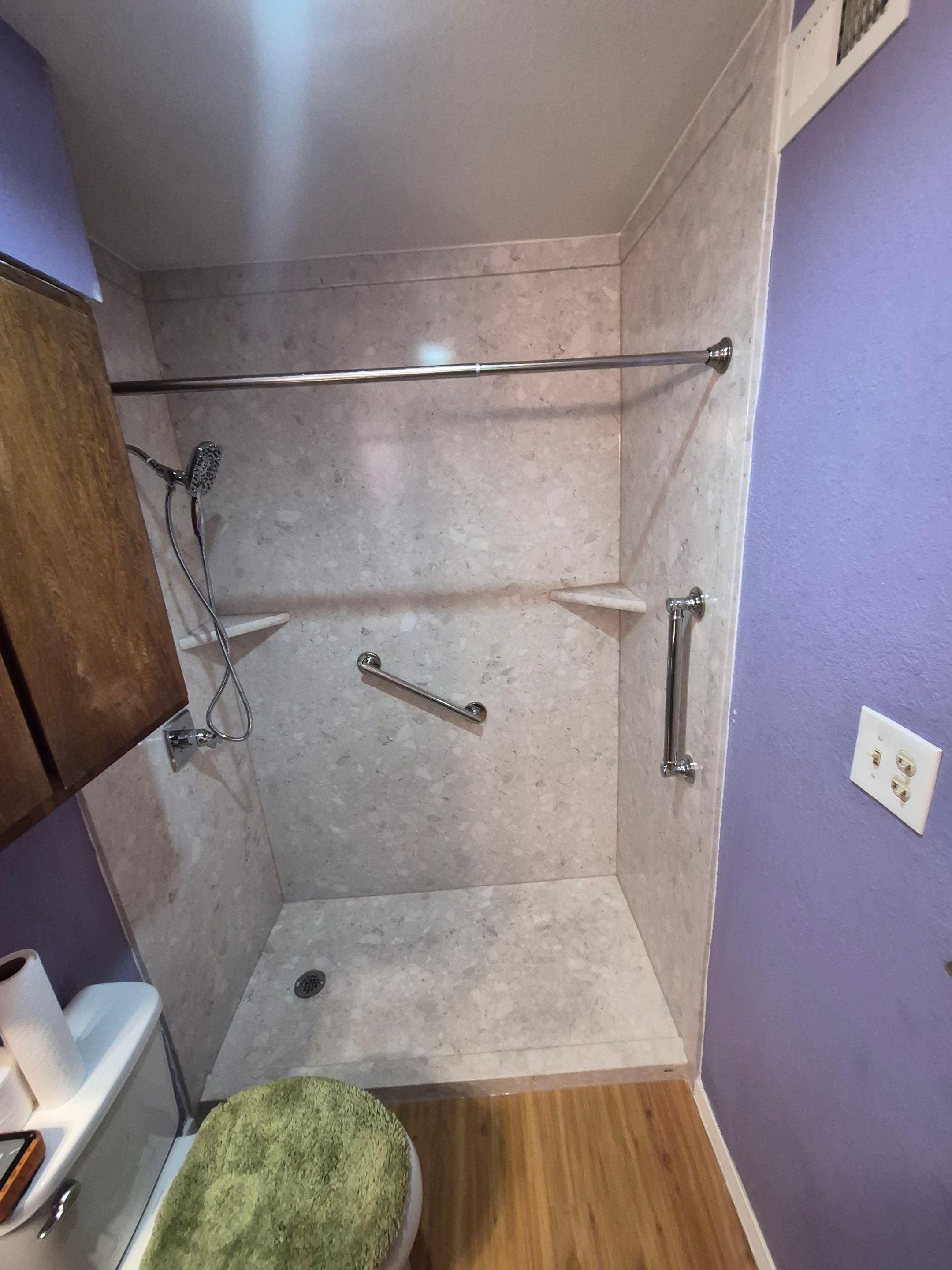 Tub to Walk-in Shower in Austin 78753 by Lane Lauritsen - The Hill Country, Texas