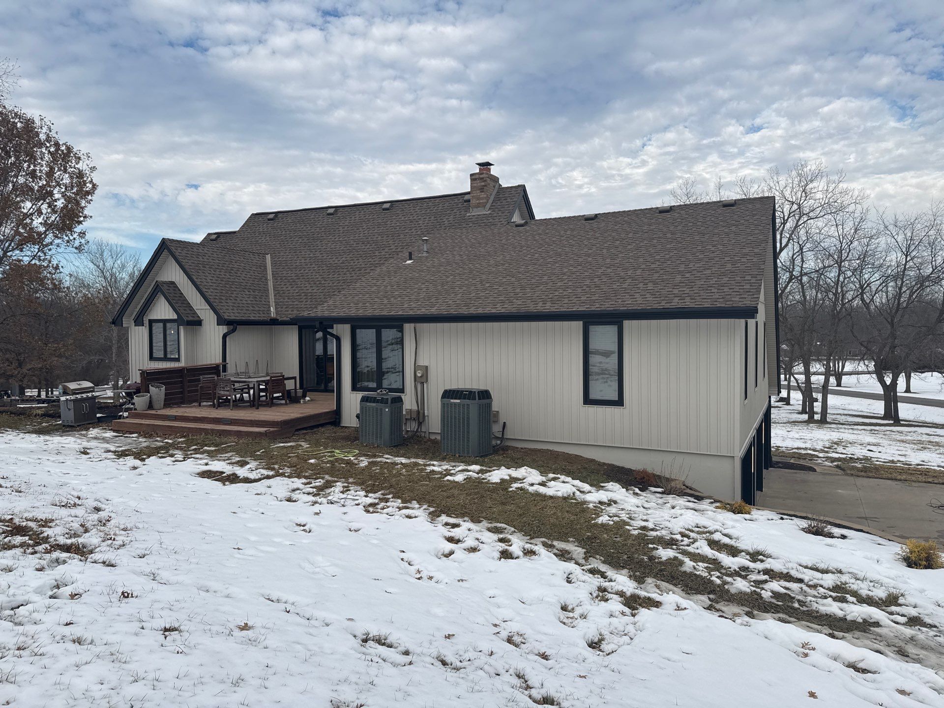 Craneboard Siding and Cedar Renditions Installation in Liberty Mo  by EEC  Windows, Siding & Roofing 