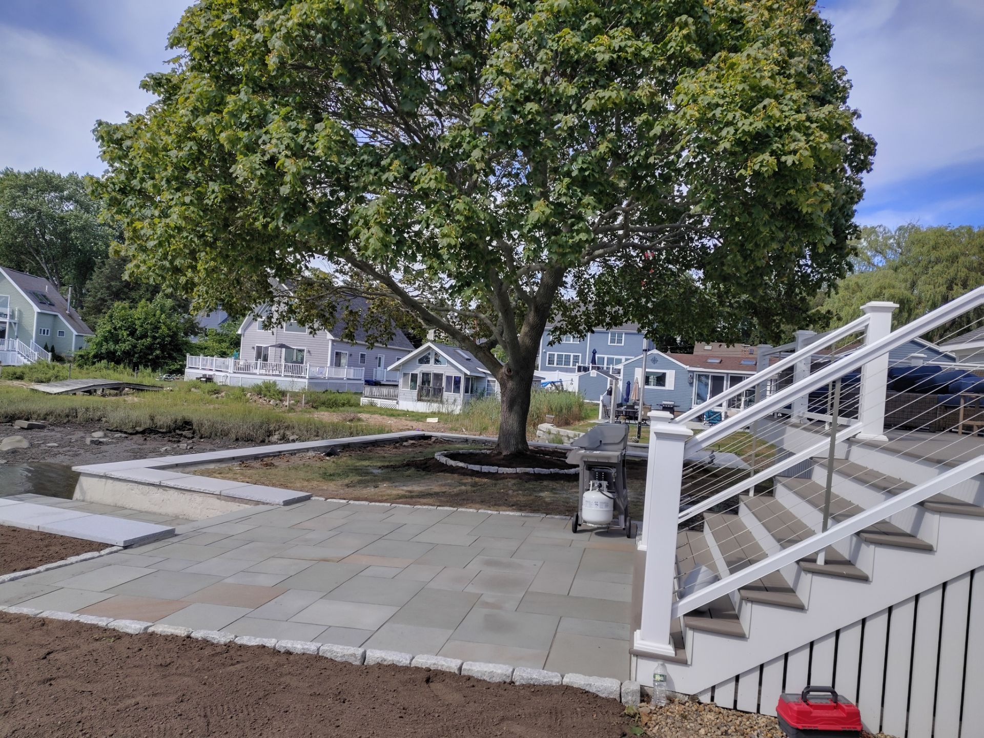 Beautiful Re-disgn by the water in Danvers MA  by Cole Landscaping Inc