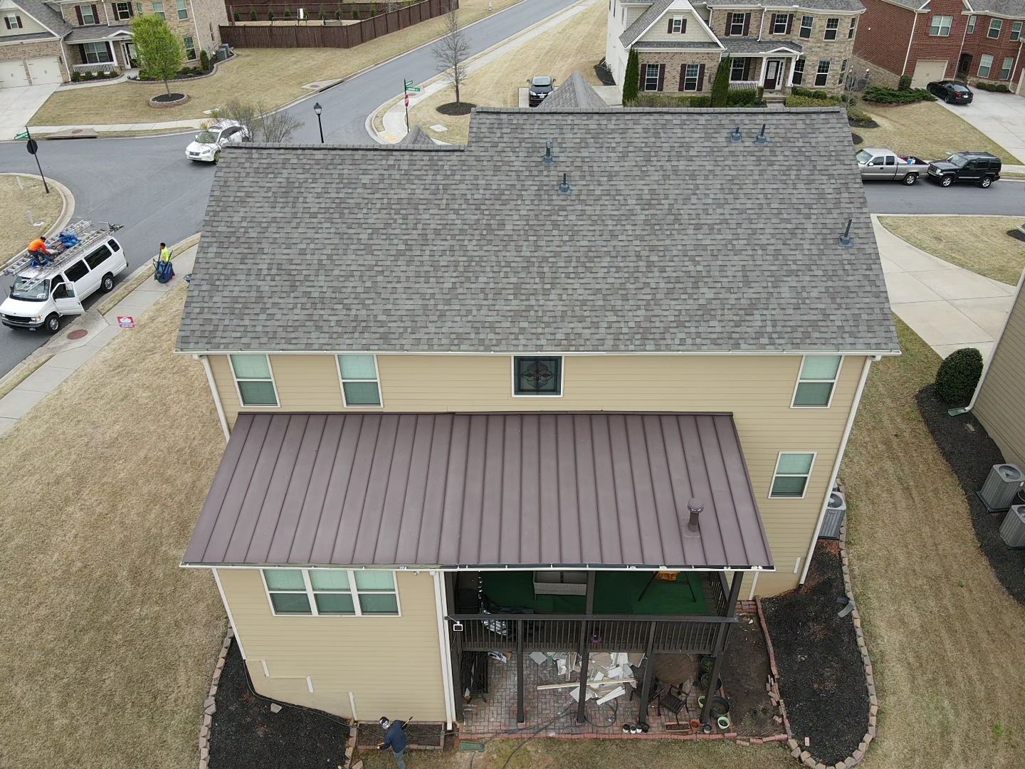 Residential Roofing Installation using Owens Corning by Inspector Roofing and Restoration