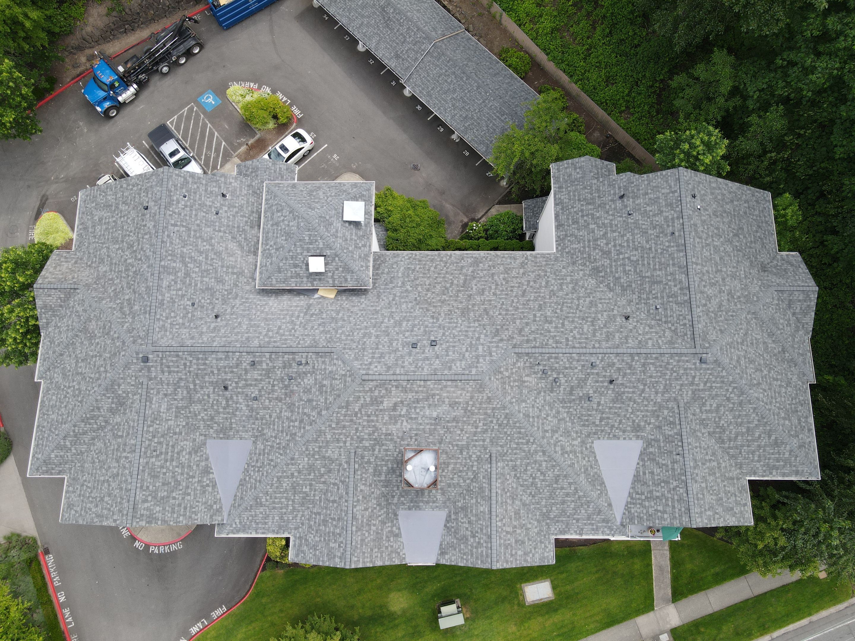 Condo complex on Lake Washington in Newcastle, WA needed a new roof by RoofSmart