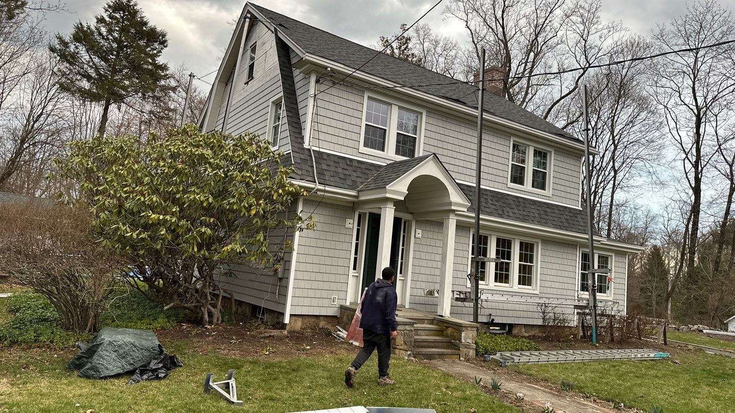 Siding Installation using Certainteed Cedar Impressions Sterling Gray by A Plus Exterior