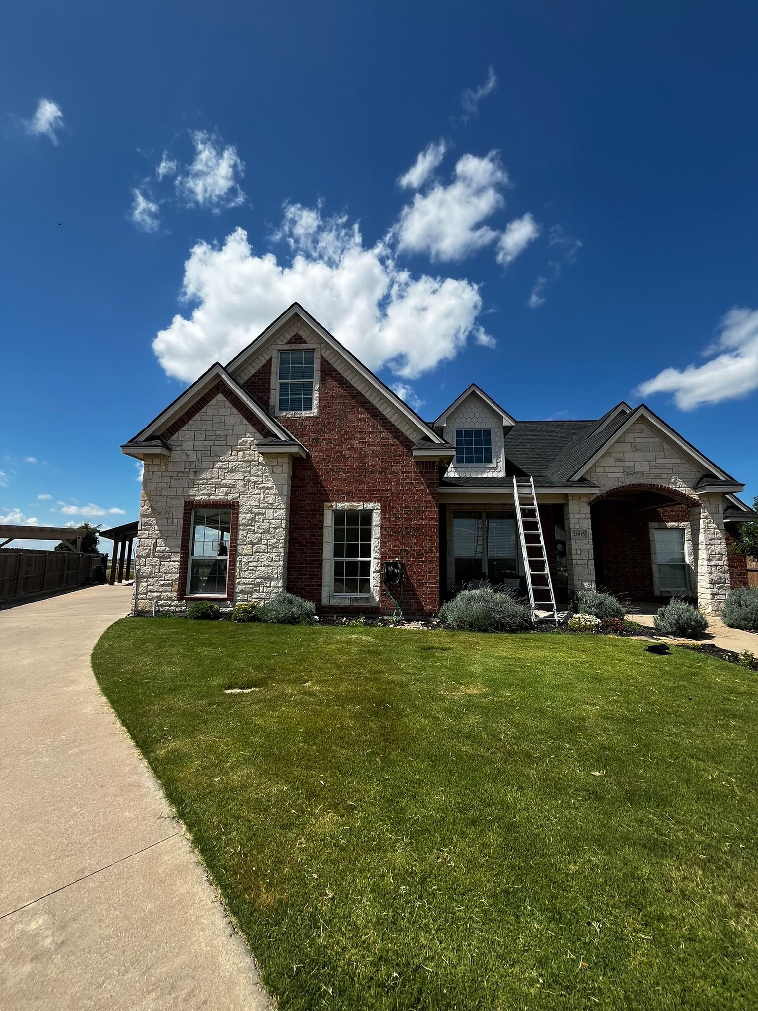 Project in Cleburne by Lonestar Roofing and Restoration LLC.