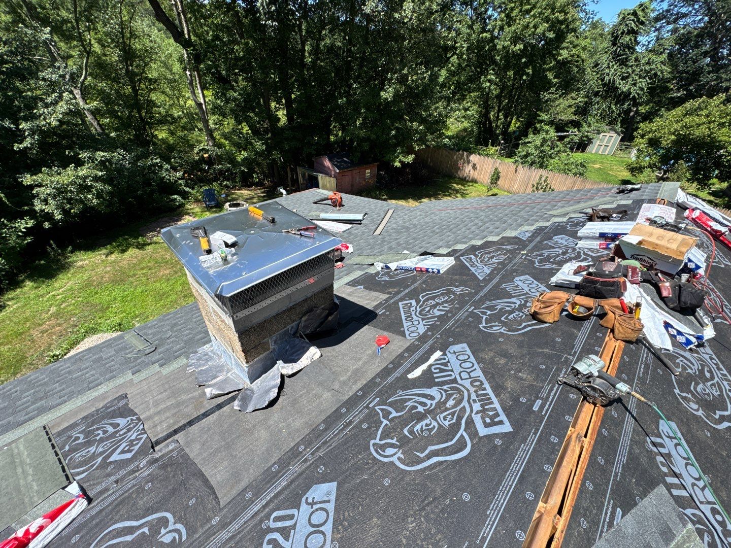 Full Roof Replacement Following Prior Chimney Repair – Repeat Customer Project by Sensible Home Solutions