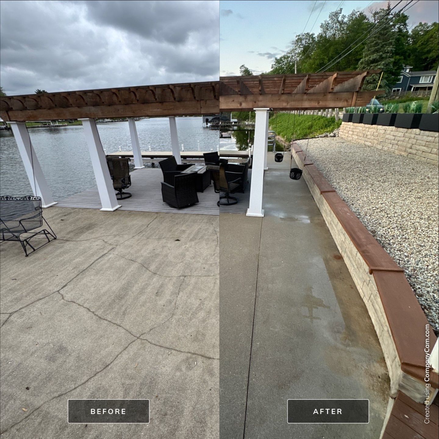 Project in Algonquin by Simmons Power & Soft Washing