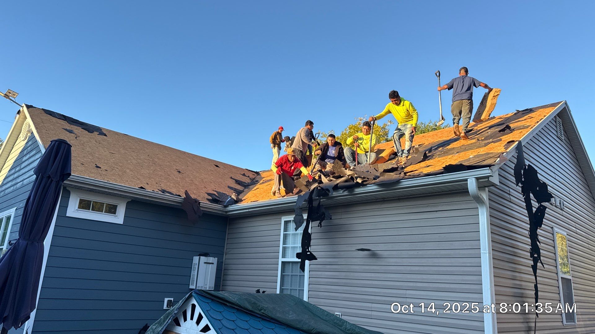 Roof replacement by hail damage  by Just Brilliant Restoration JBR