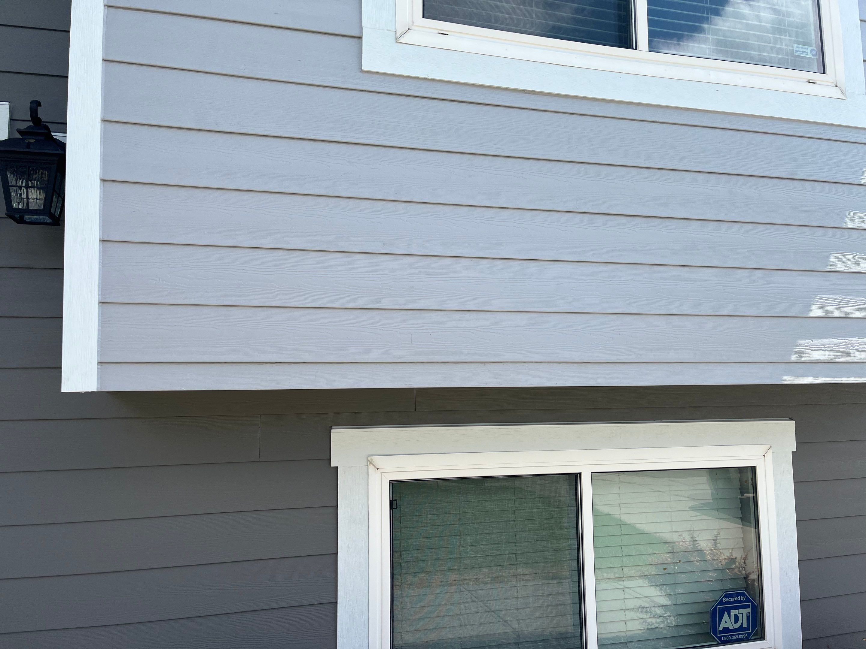 Salt Lake City | Mixed Profile Hardie Upgrade | Arctic White & Iron Gray by Ideal Siding Utah