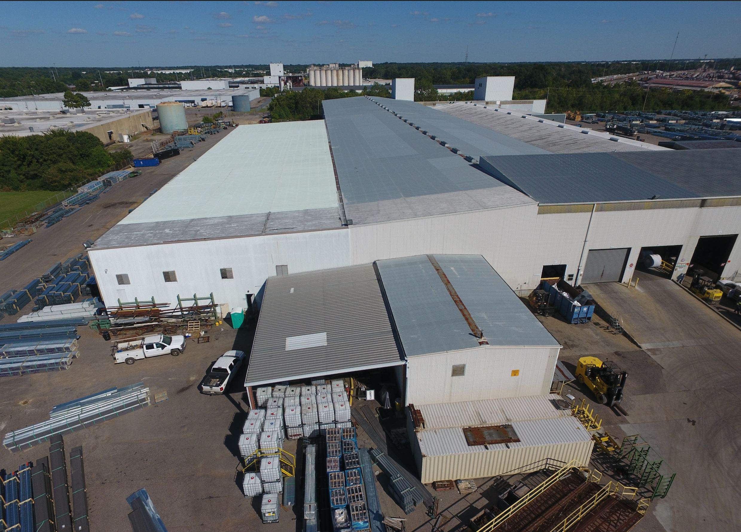 Commercial Metal Restoration System using Aldocoat Coatings by Hostetler Roofing