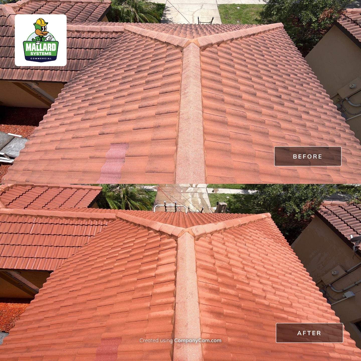 Tile Roof Cleaning in Kissimmee by Mallard Systems